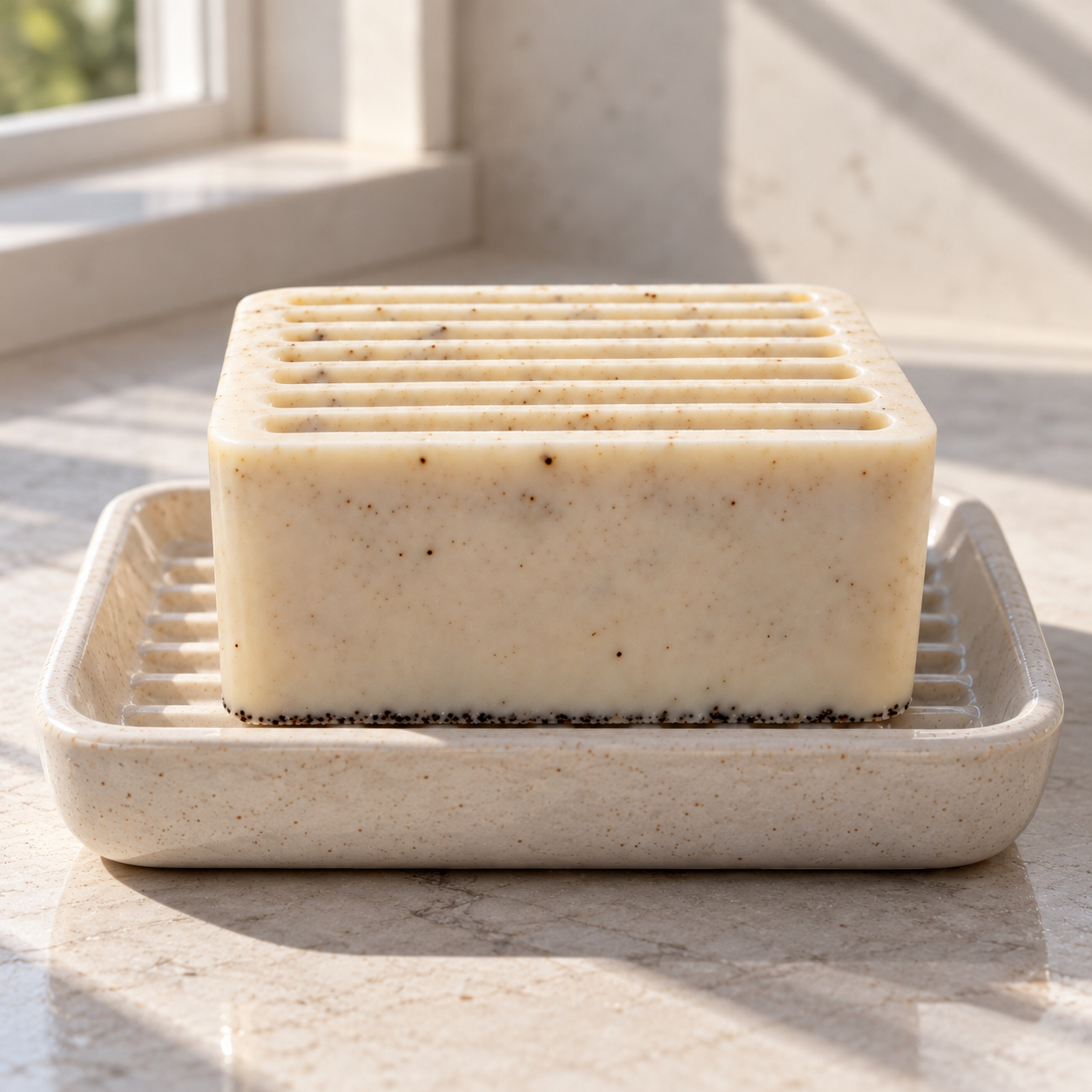 Goat Milk Coffee & Oatmeal Exfoliating Bar Soap