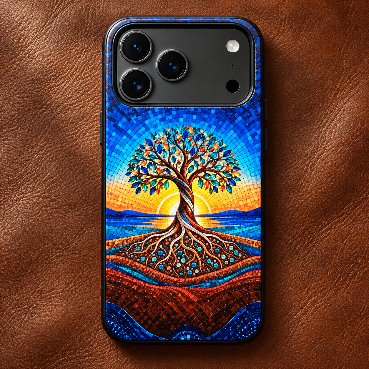Iphone  17 Pro Max UV Printed Phone Case- Tree Of Life