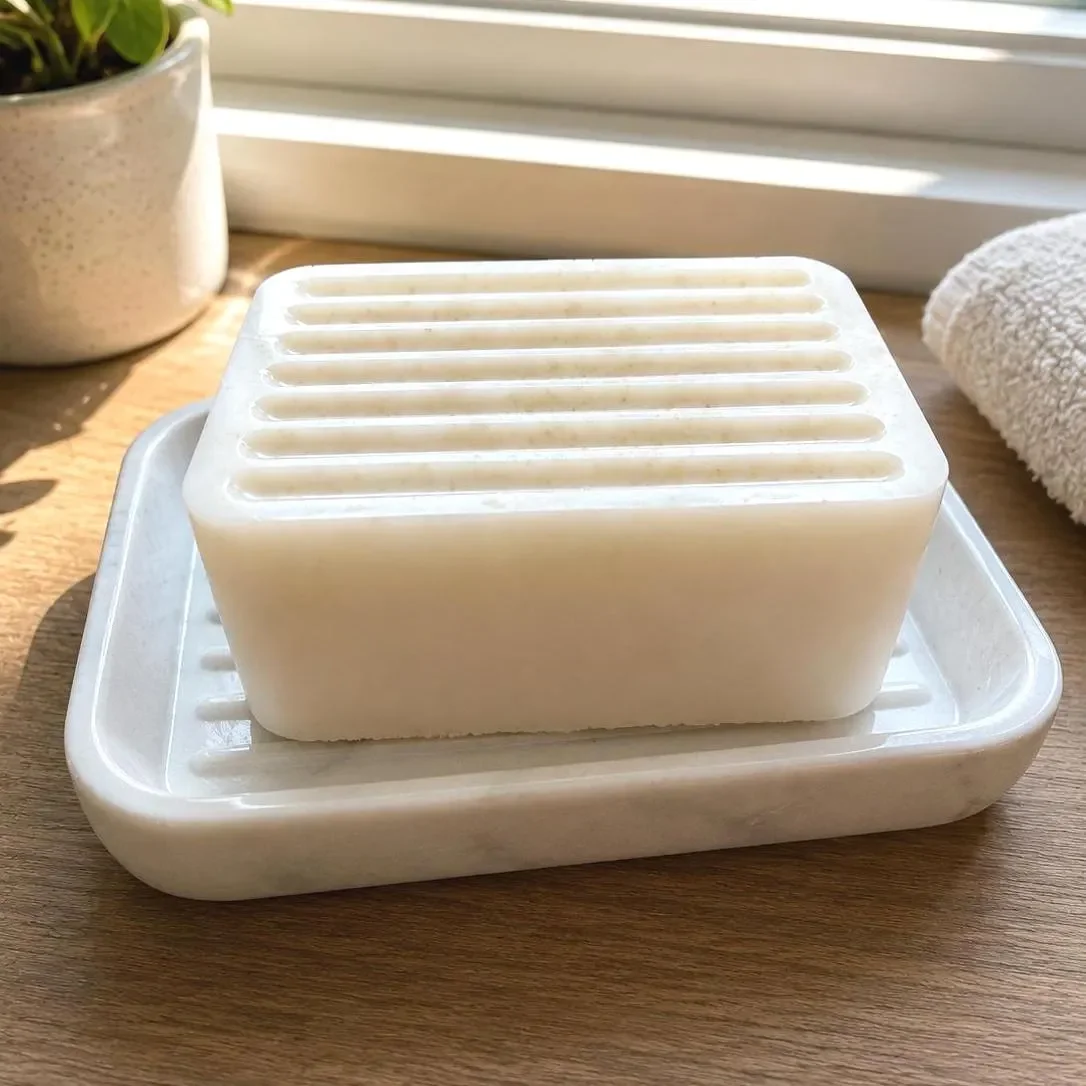 Goat Milk Lemon Verbena Scented Oatmeal  Bar Soap