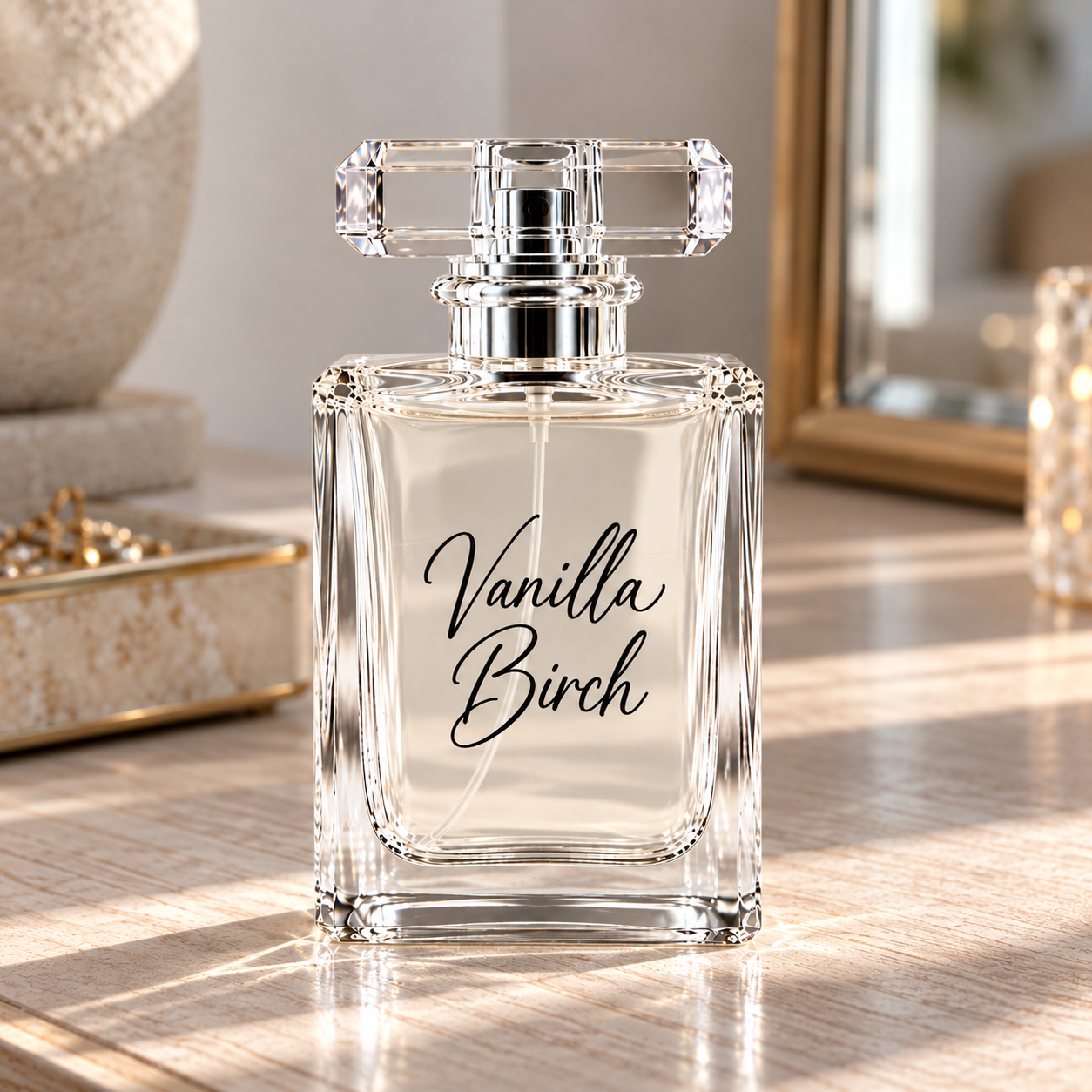 Vanilla Birch Scent Natural Unisex Perfume Spray