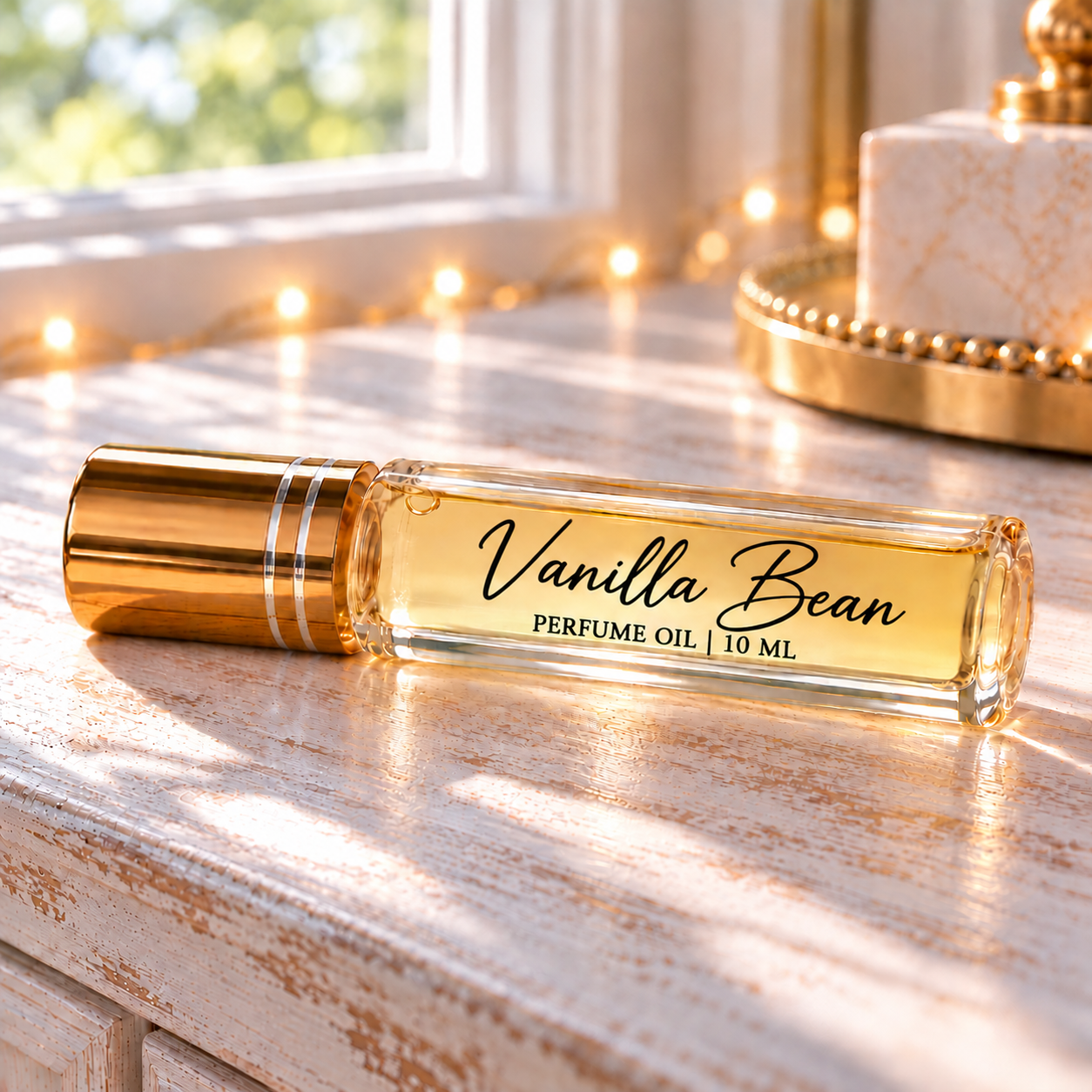 Vanilla Bean Perfume Oil Roll On Travel Scent