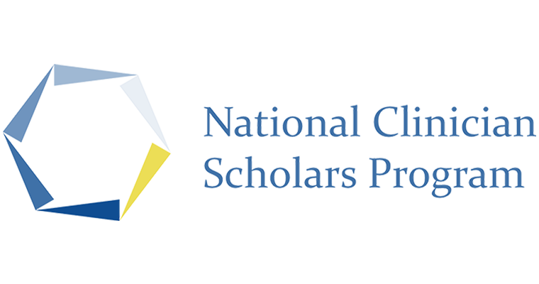 National Clinician Scholars Program logo with a stylized blue geometric emblem