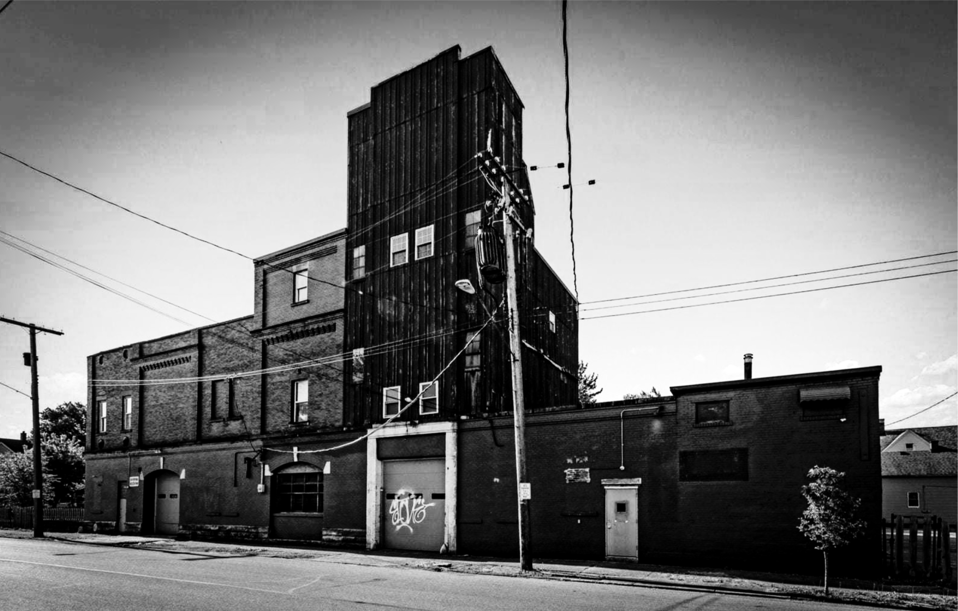 Black-and-white building exterior photograph featured on RISA’s website