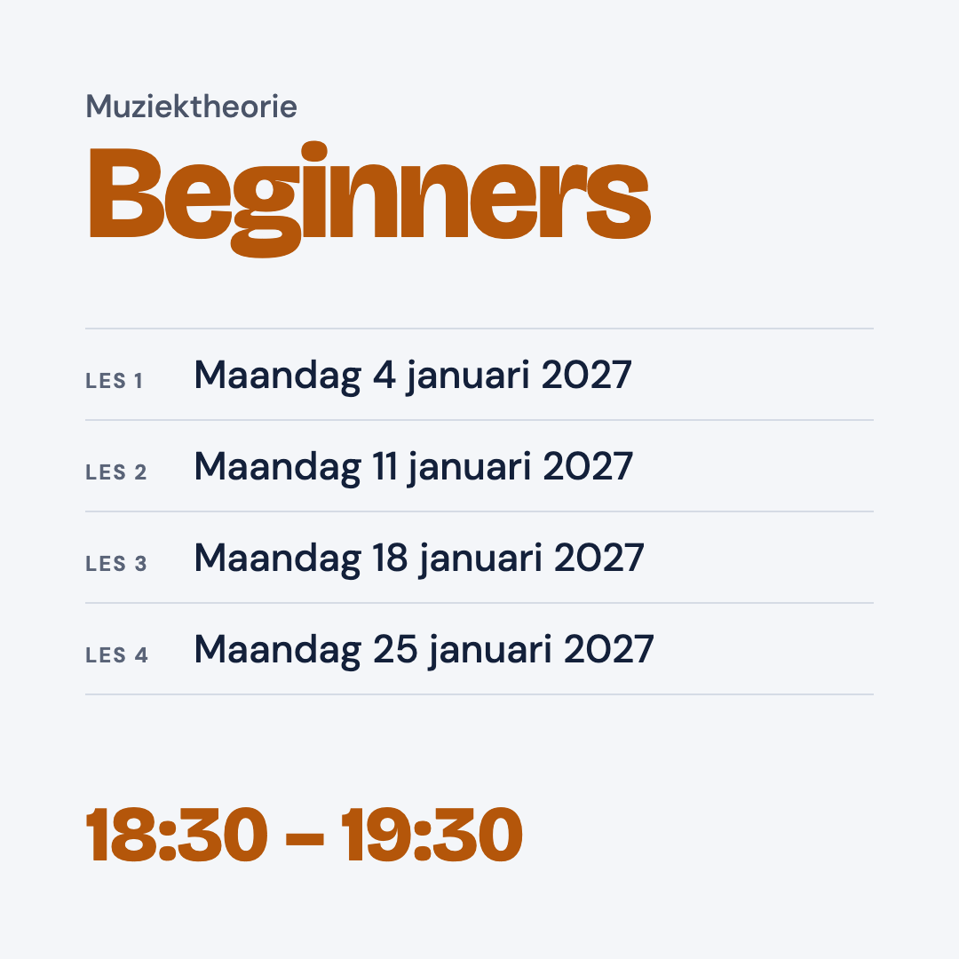 Muziektheorie voor beginners