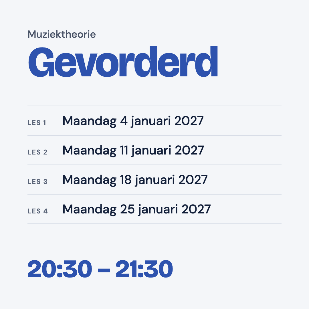 Muziektheorie voor gevorderden
