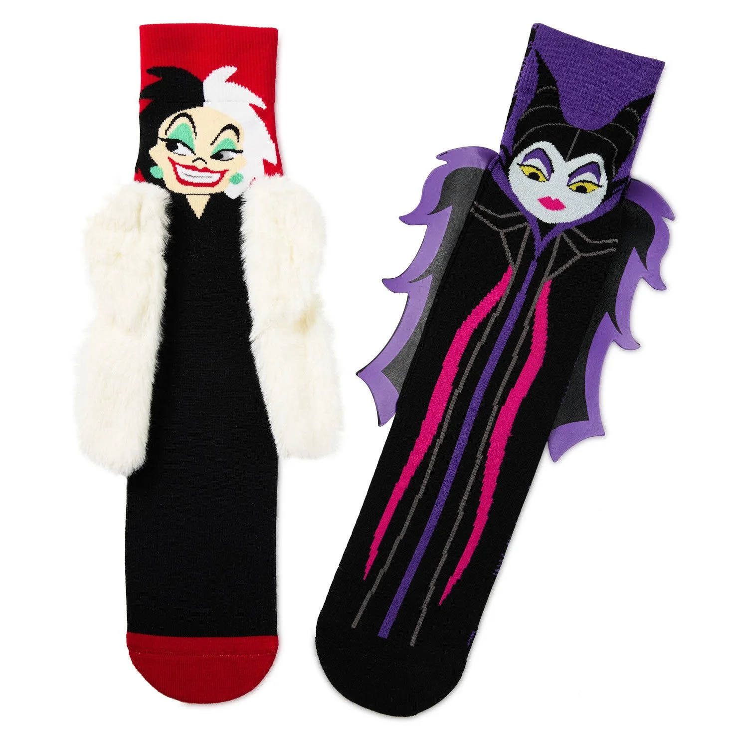 Disney-Villains-Maleficent-and-Cruella-De-Vil-Novelty-Socks_1DYG2144_01.jpg