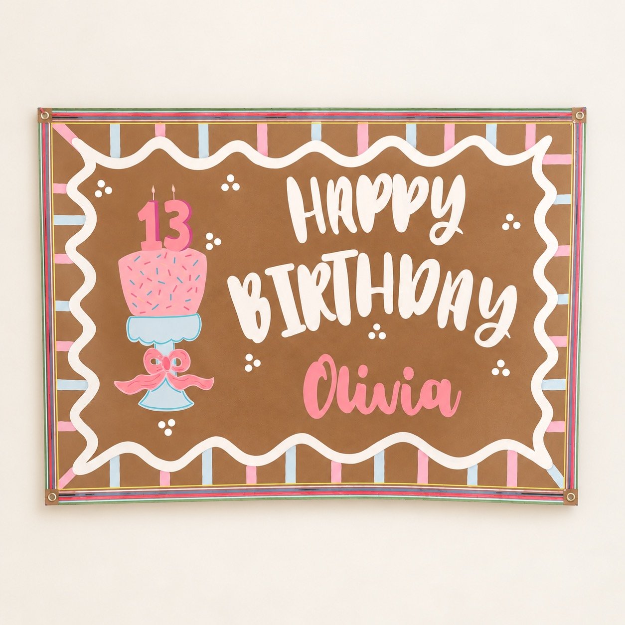 Custom Hand-Painted Banner