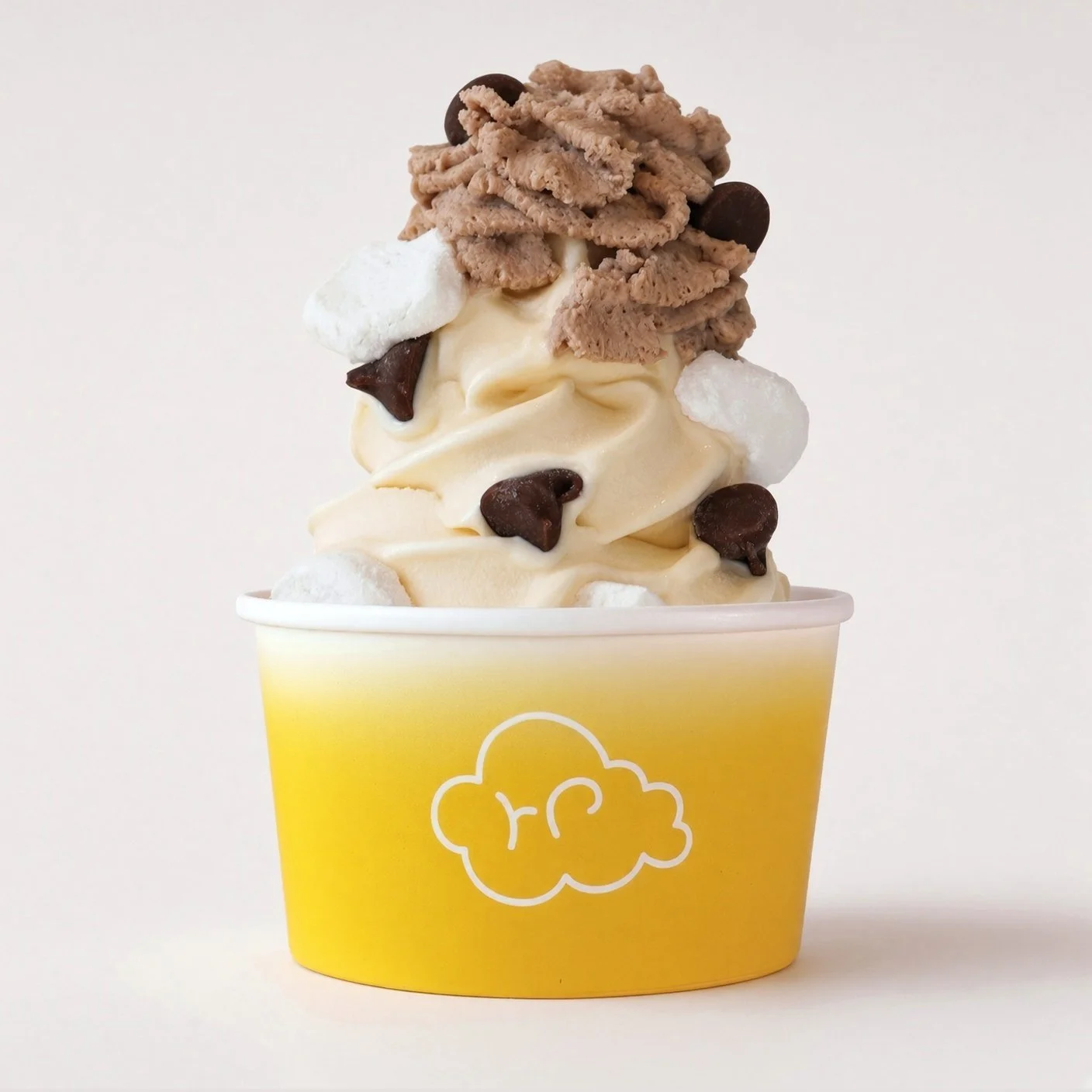 Banana Storm Cloud soft serve