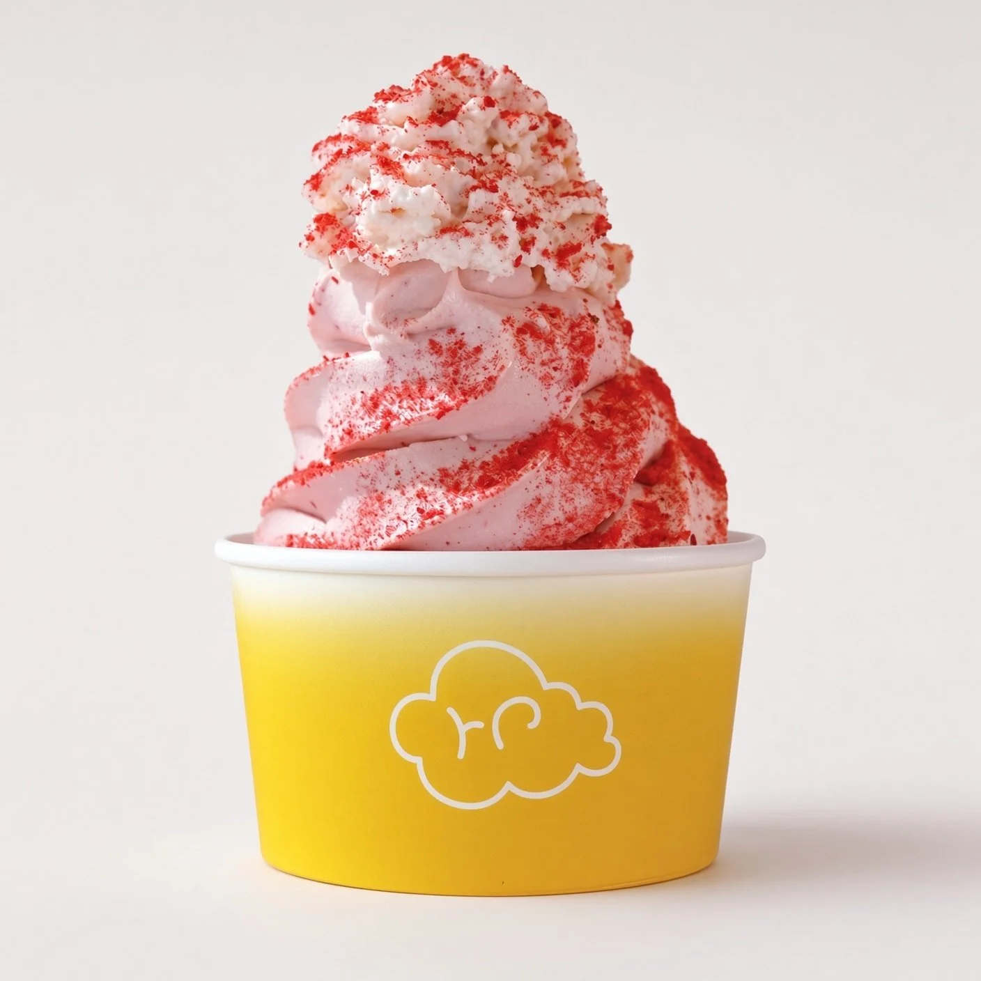 Strawberries and Cream soft serve