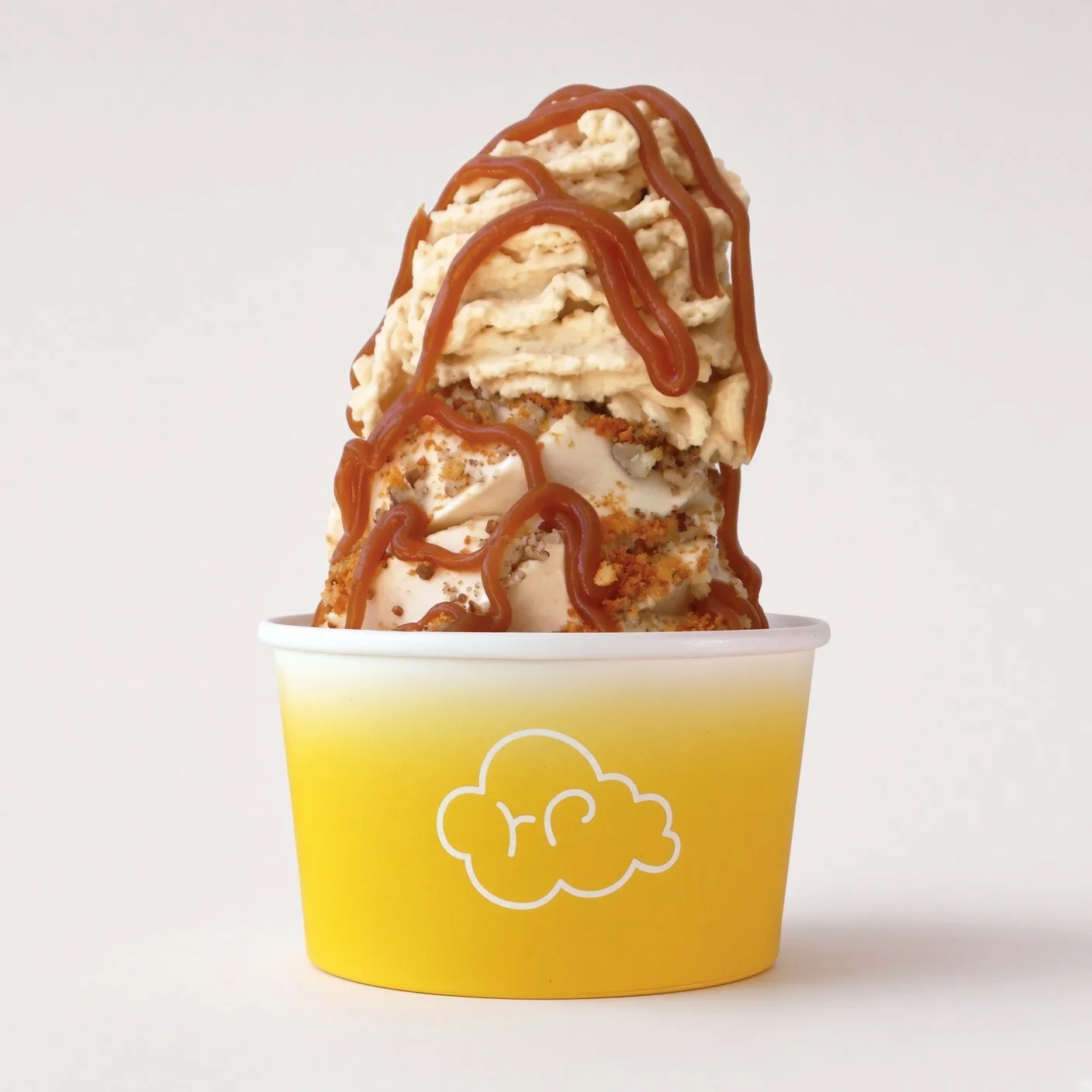 Hokey Pokey Butter Pecan soft serve