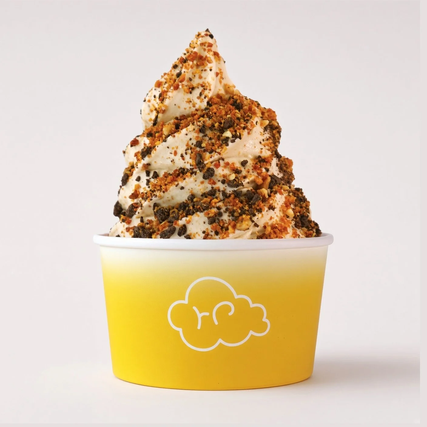 Hazelnut Hokey Pokey soft serve
