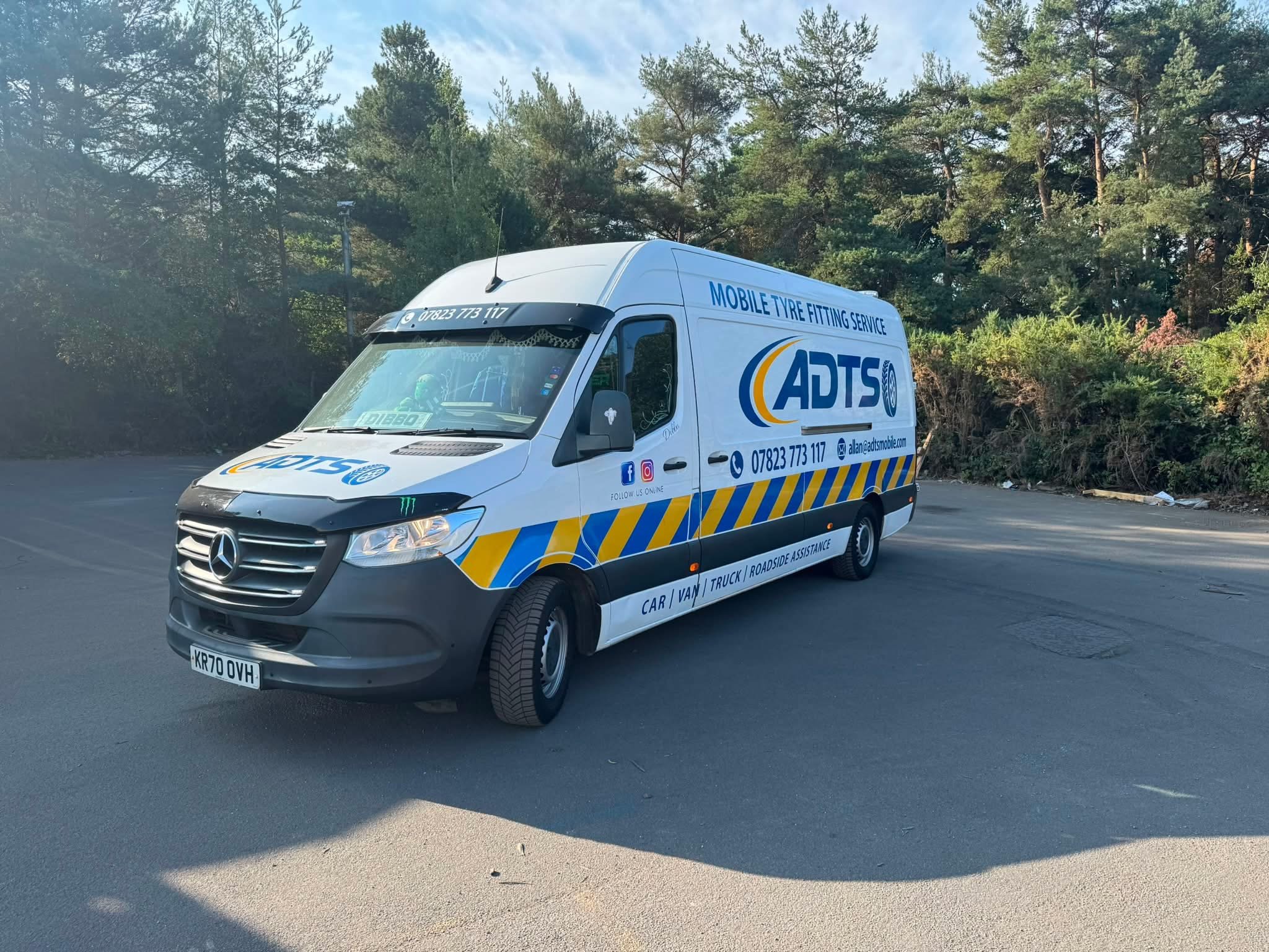 Mobile Tyre Van