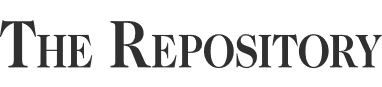 Logo of The Repository with stylized text