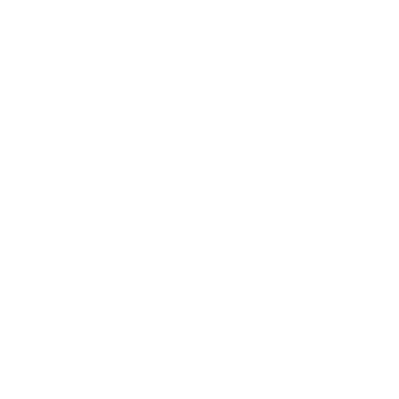 Outline of a circular mandala design with symmetrical heart and petal shapes