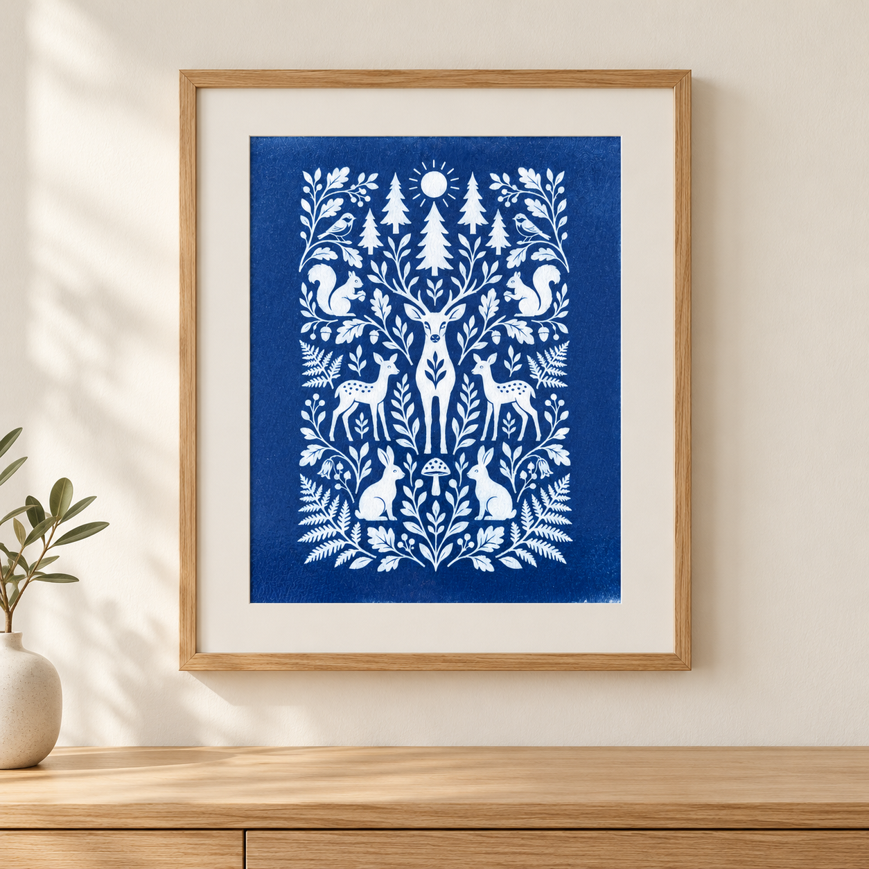 Framed blue woodland cyanotype.png