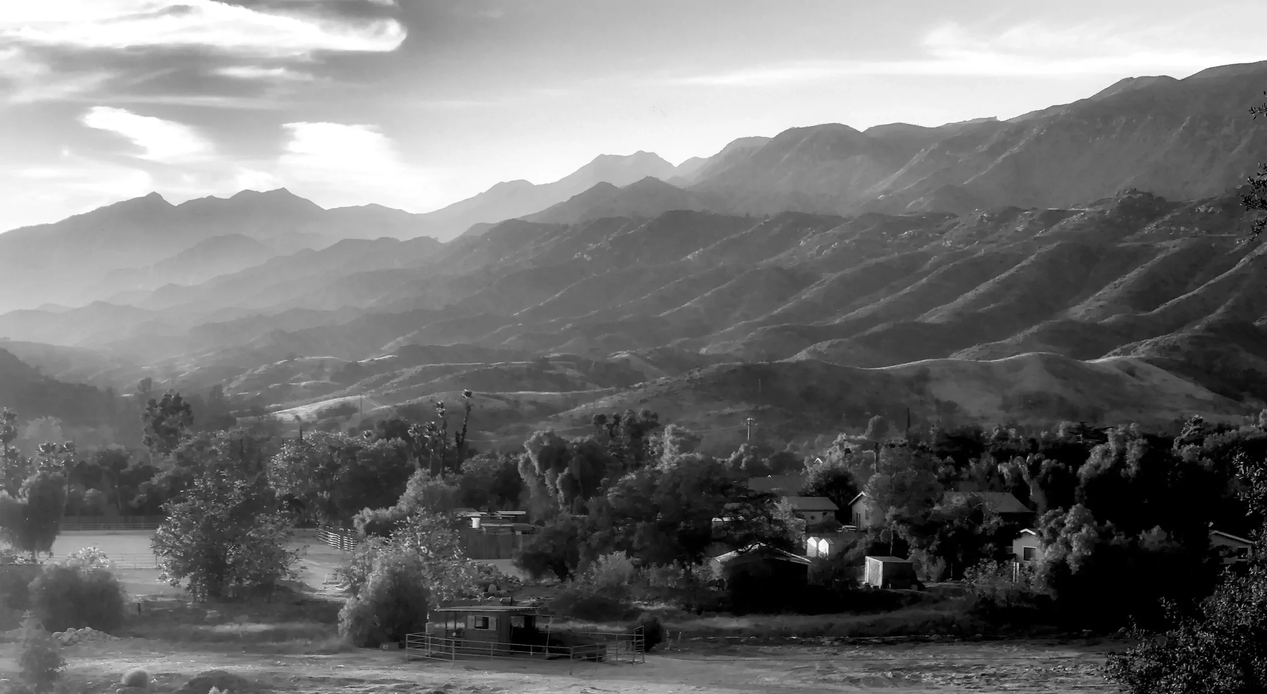 Ojai, California, mountain landscape