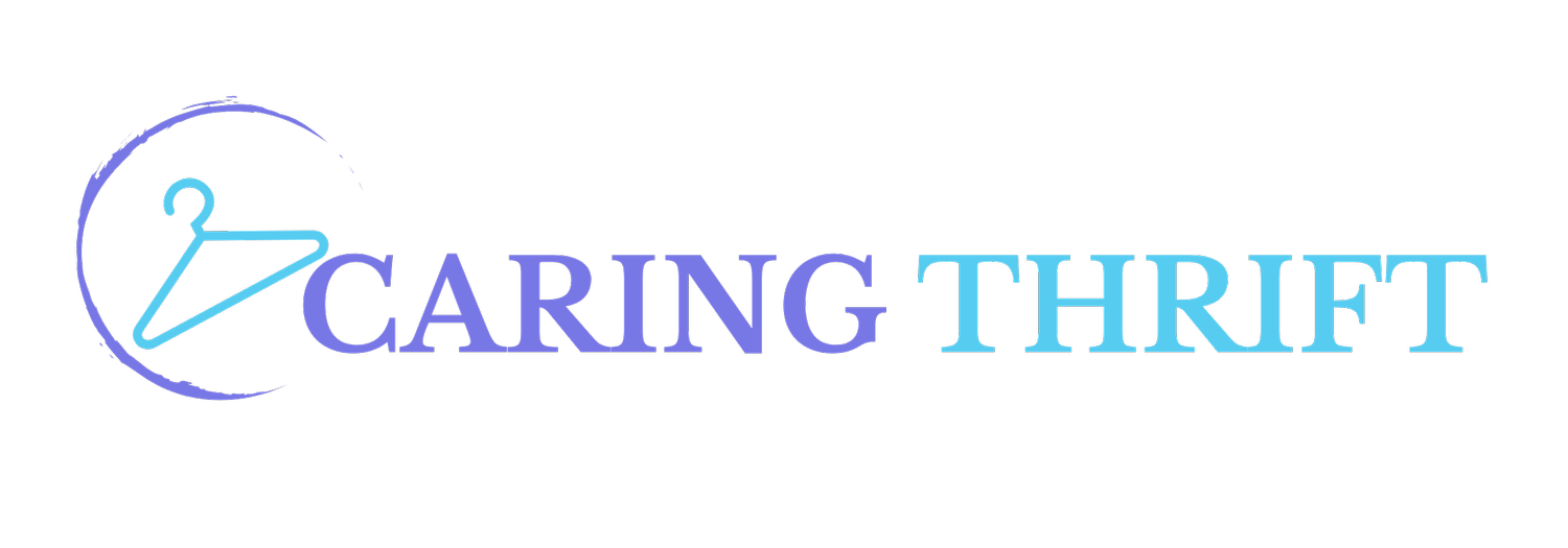 Caring Thrift · Purple &amp; Turquoise