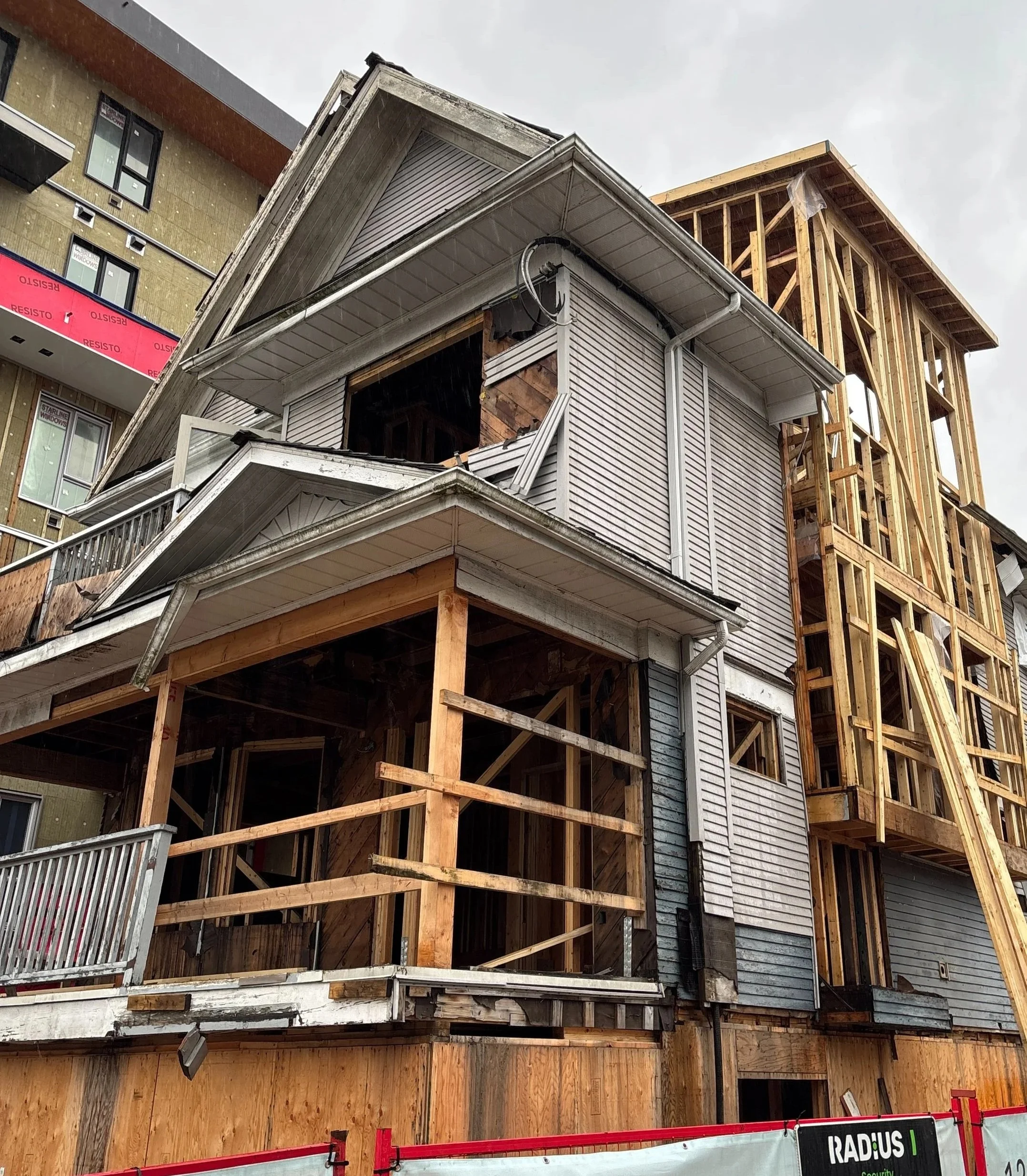 Karme Residence, East Vancouver (during construction)   |   Designed by Metric Architecture   |   Built for Axiom Builders