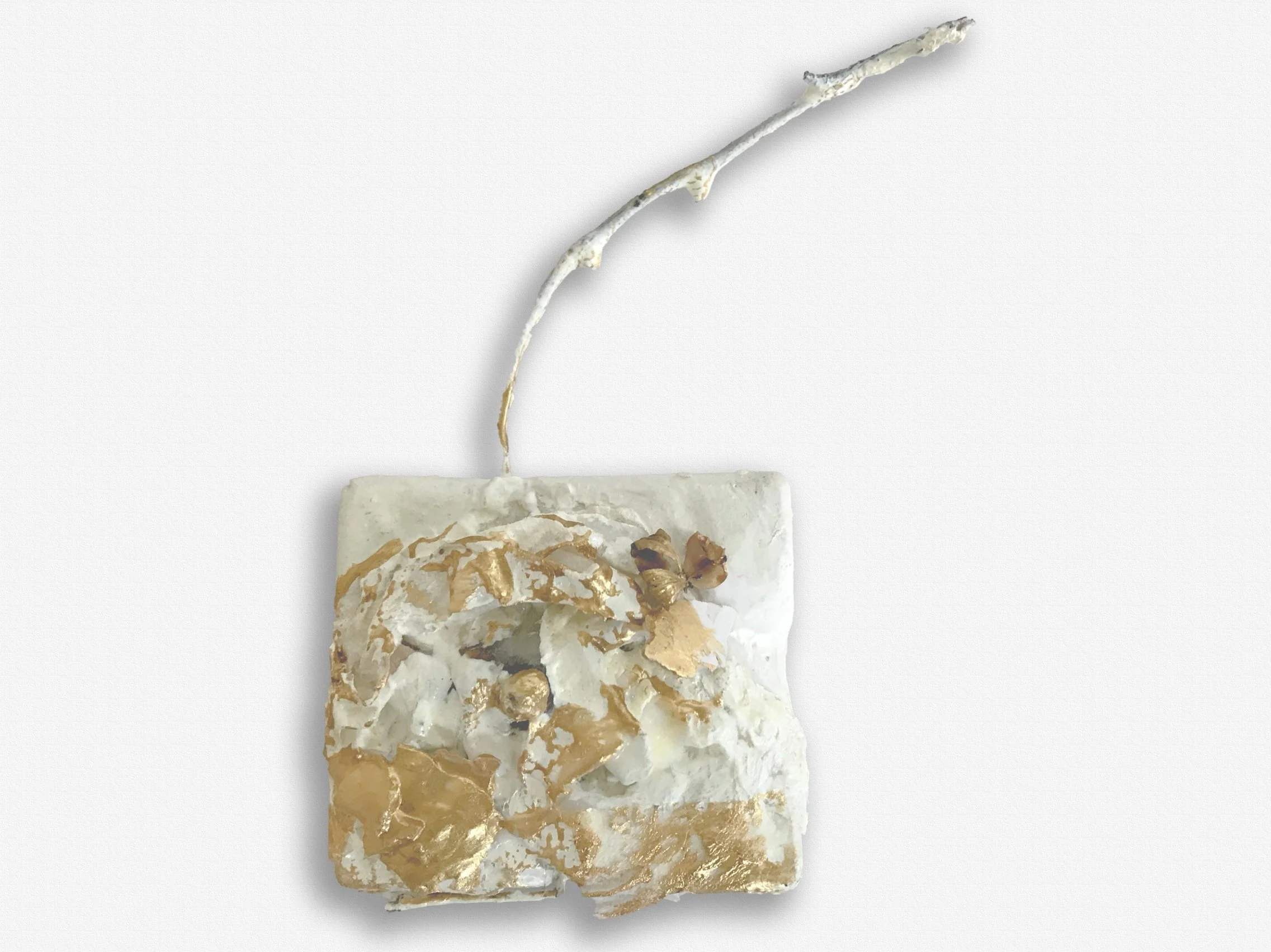 2"x21/2" plaster, paper, paint, glue, stain, organic material $12.