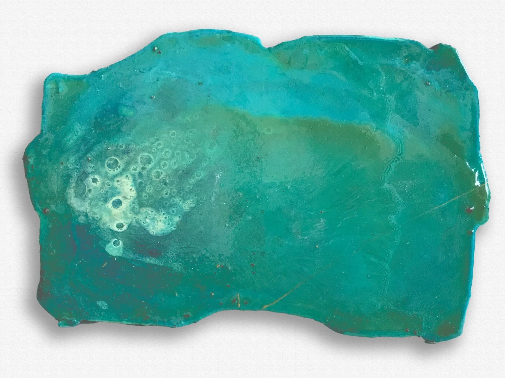 6"x4" plaster, paint, varnish $75.