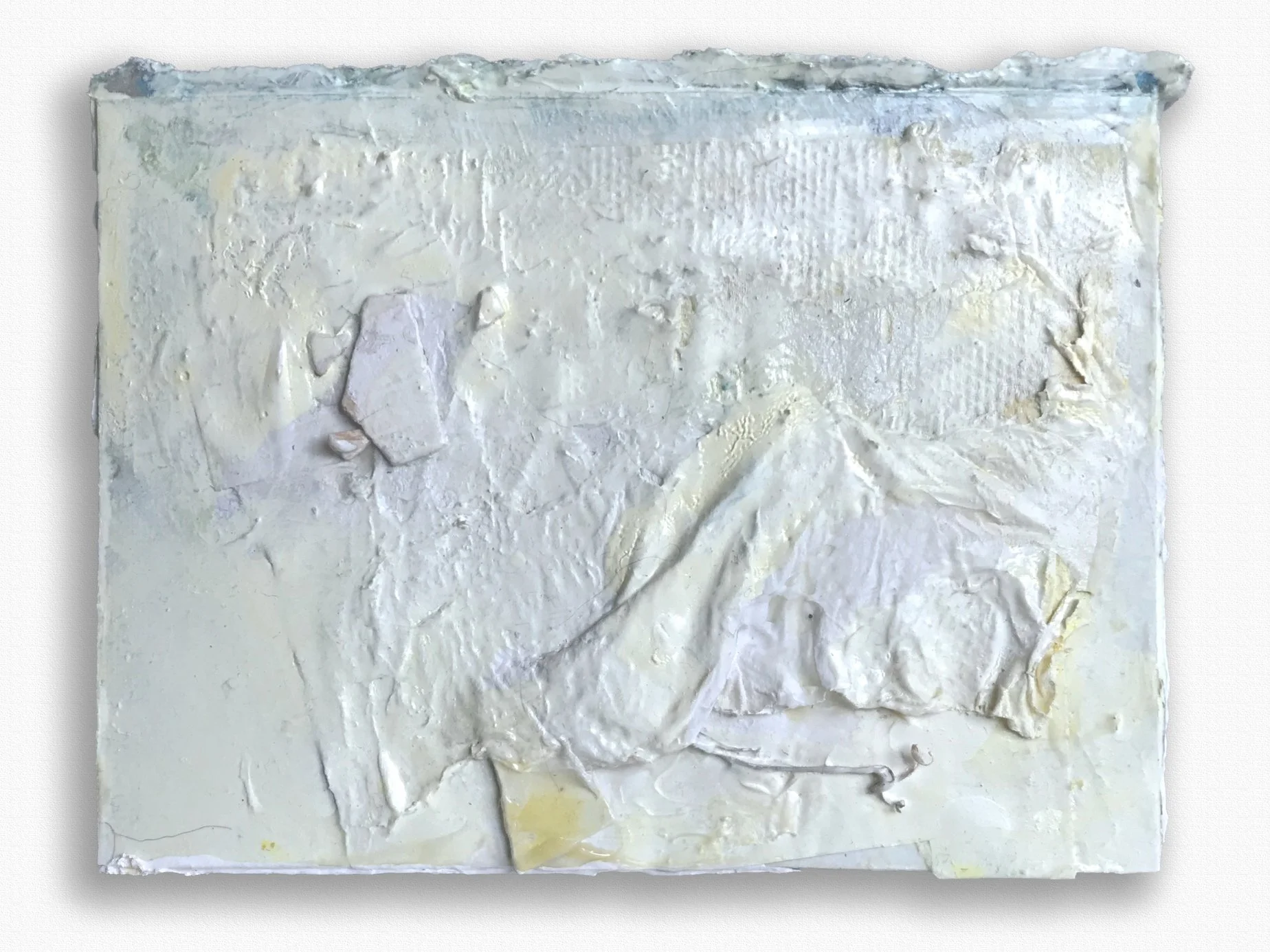 4"x51/2"" paper, glue, pencil, plaster, paint $60.