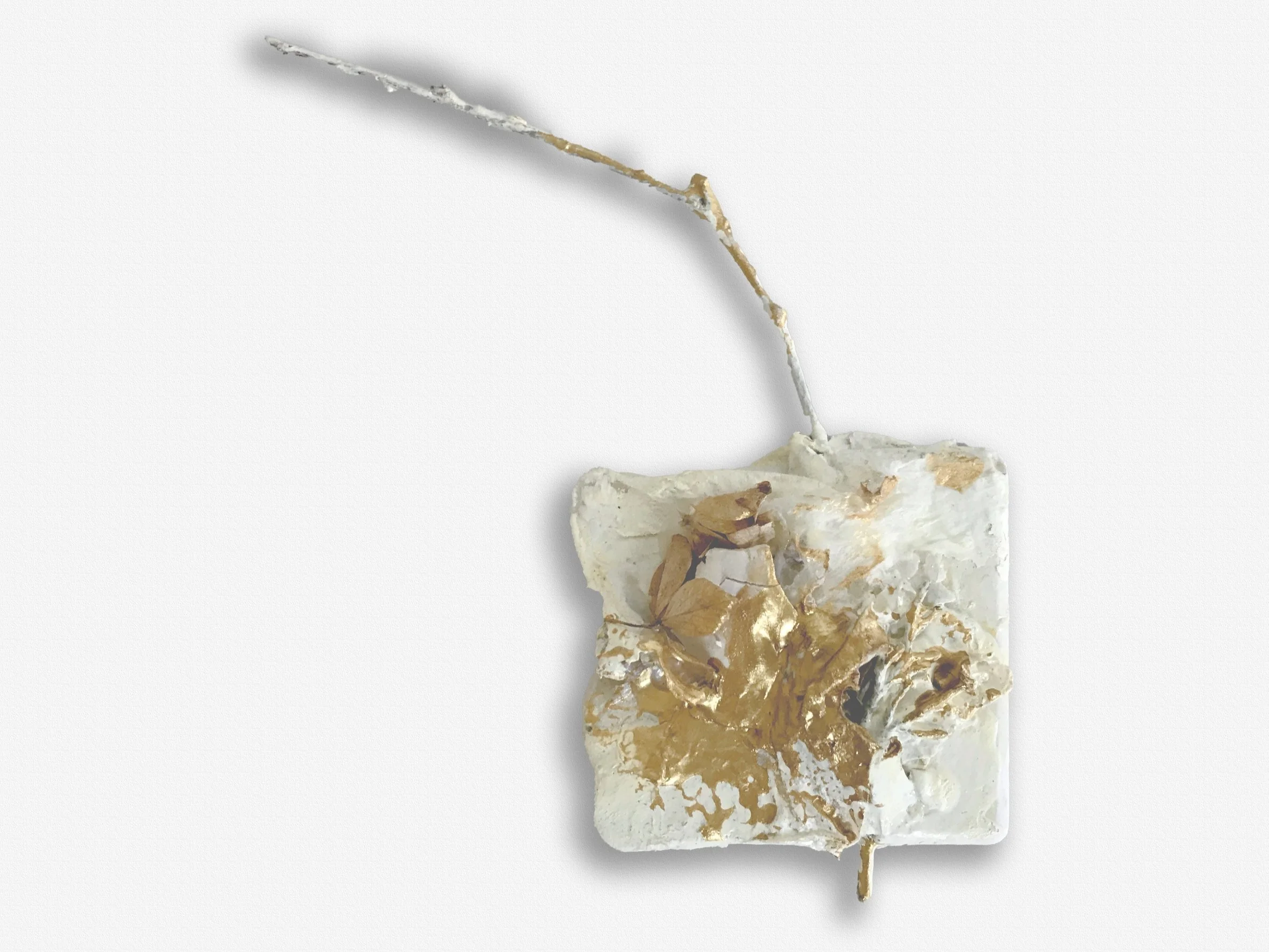 2"x21/2" plaster, paper, paint, glue, stain, organic material $12.