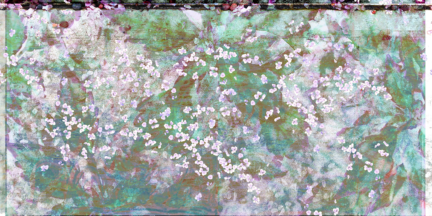 April Flowers  50" x 25" 