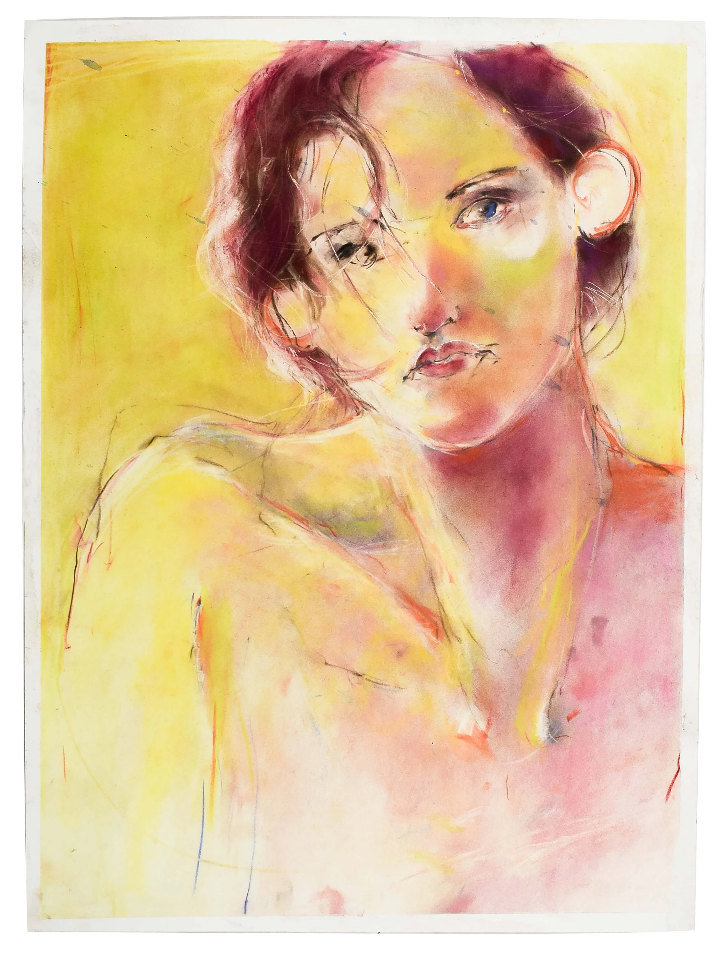 Candy Girl 17" x 23" pastel on paper $1100