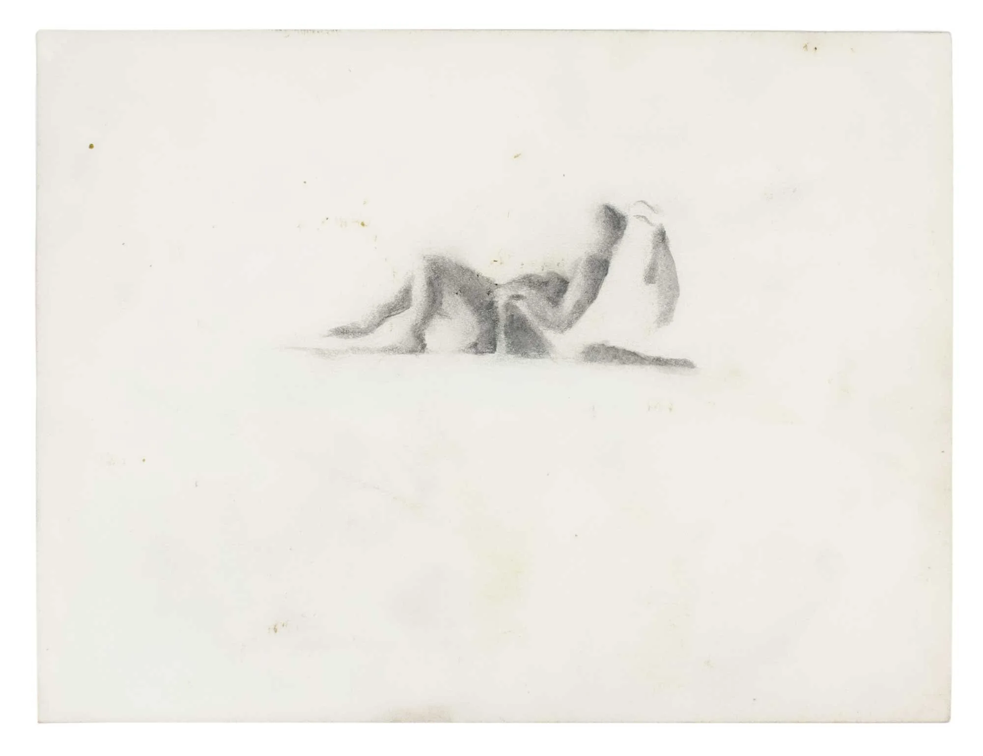 On the Beach 3 Bather 8" x 11" pencil on paper $250.