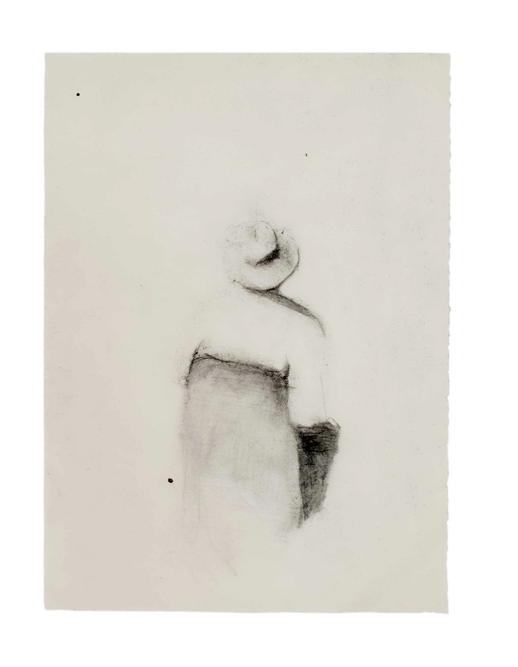 On the Beach  8" x 11" pencil on paper SOLD