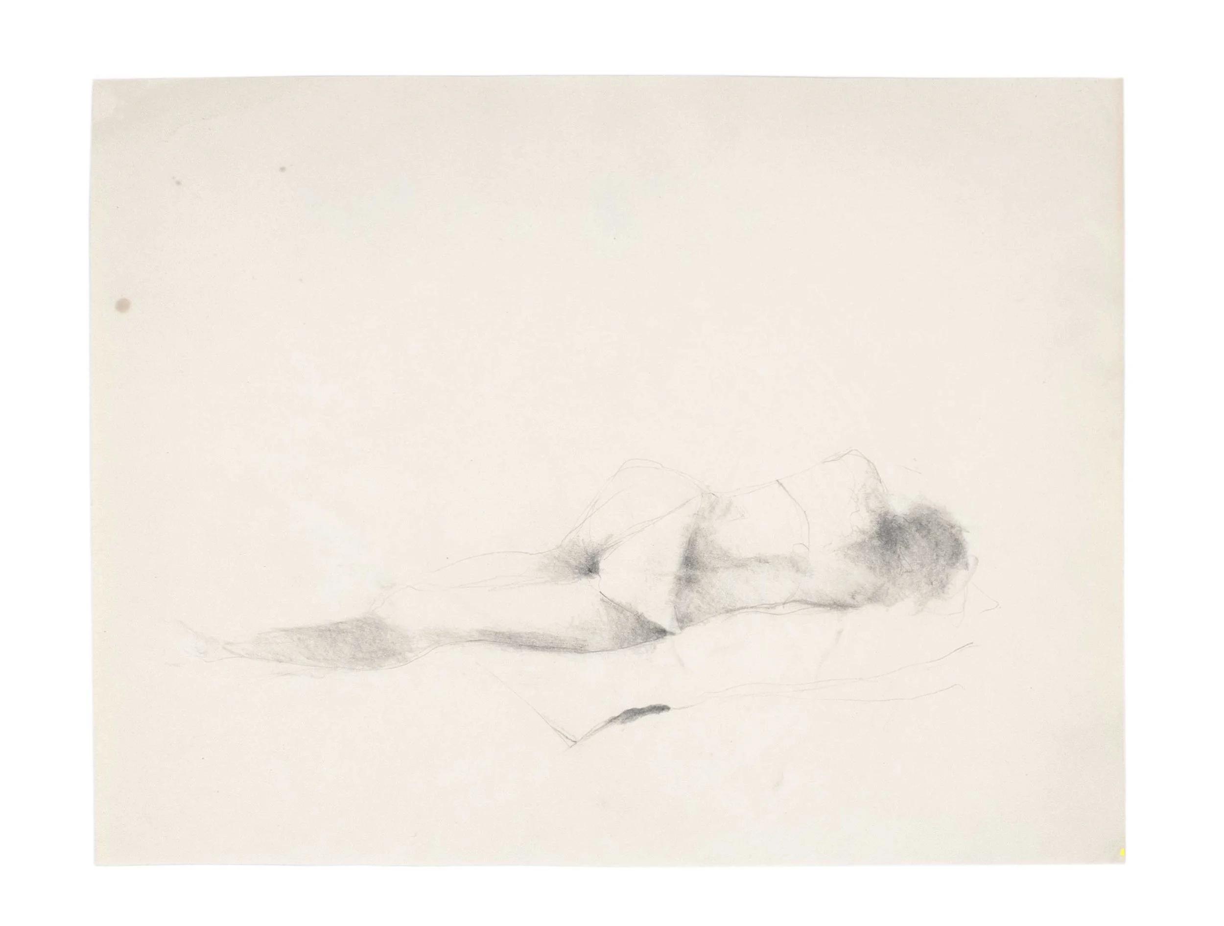 On the Beach 1 Girl Bather 11" x 14" pencil on paper $450.