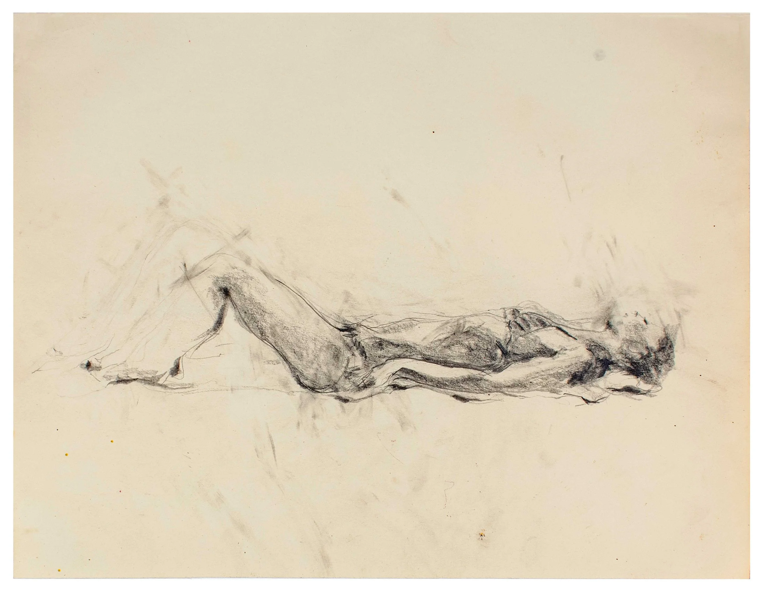 On the Beach 7 Girl Bather 11" x 14" pencil on paper $450.