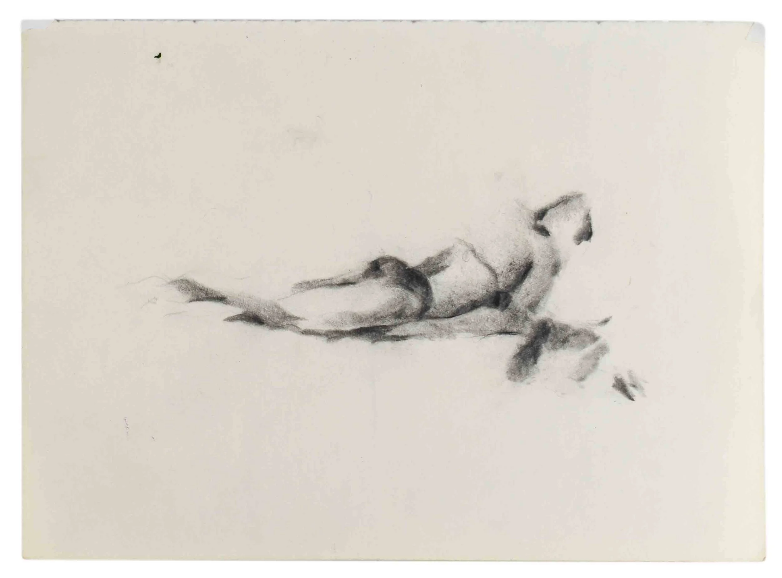 On the Beach 12 Girl Bather 8" x 11" pencil on paper $250.