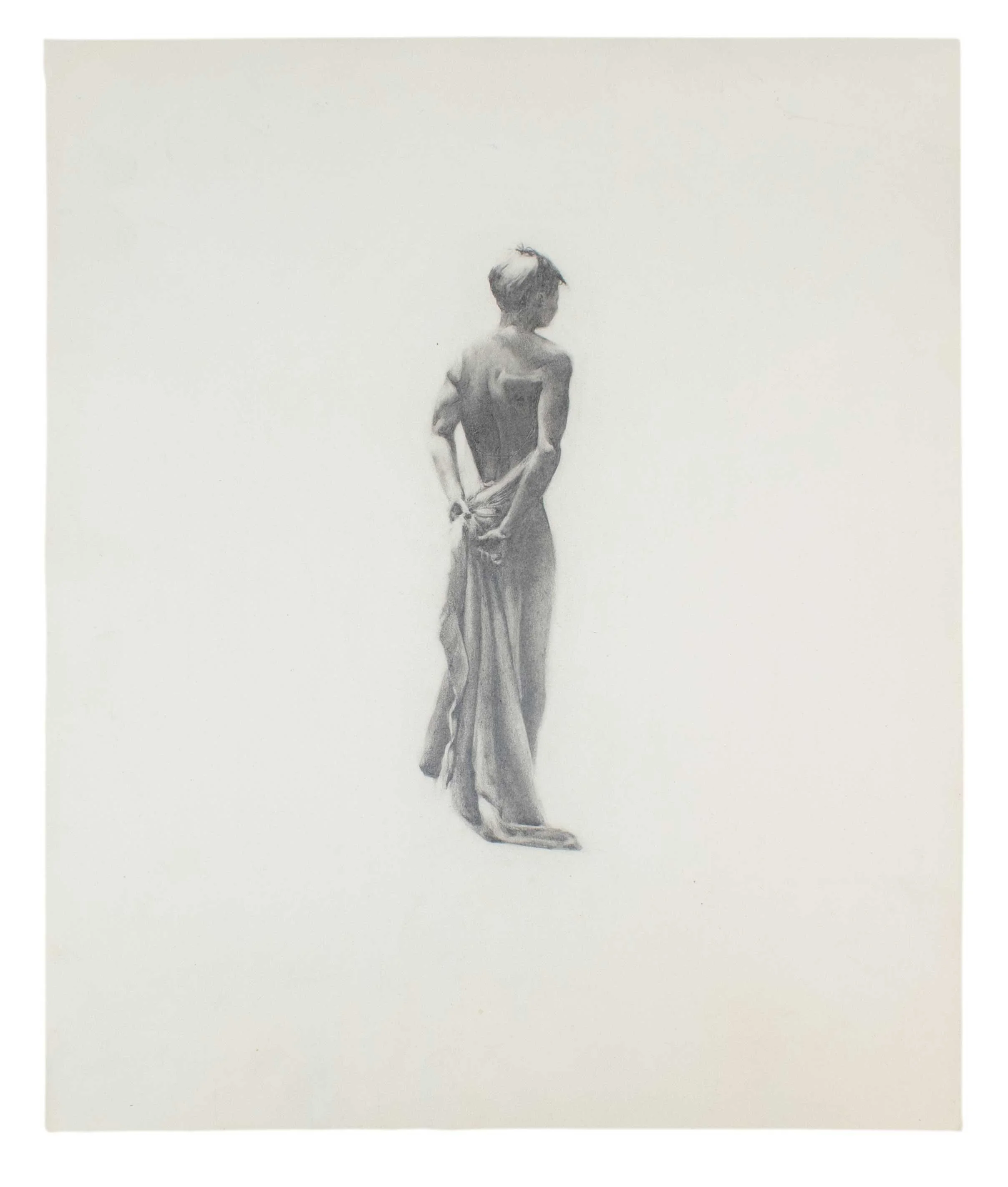 On the Beach 6 Bather 14" x 17" pencil on paper $700.