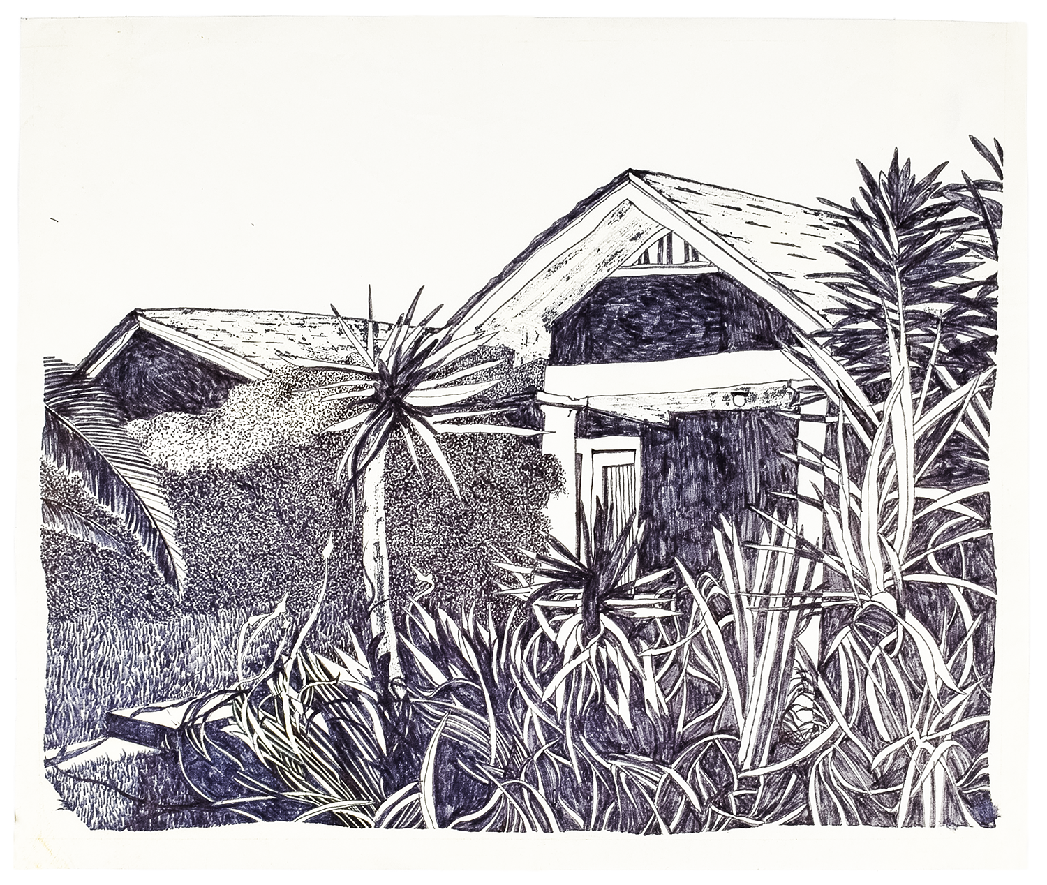 Ocean Desert 14" x 17" ink marker on paper $700.