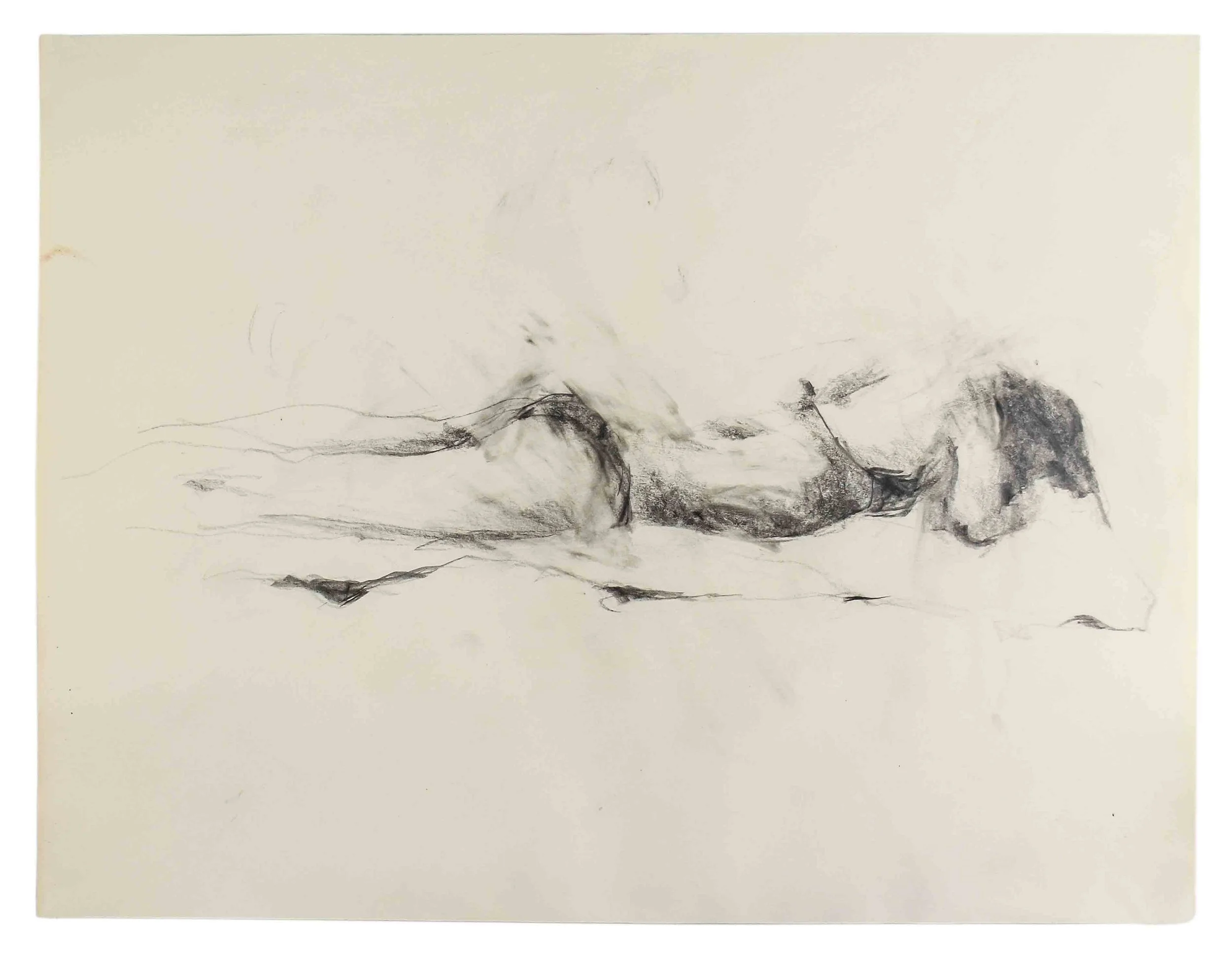 On the Beach 11 Girl Bather 11" x 14" pencil on paper $450.