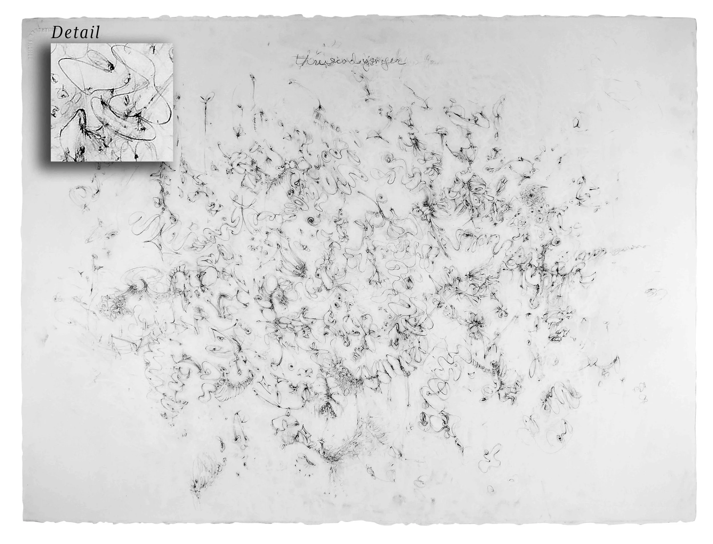 Three Seconds Younger,  Pencil on Arches 221/2"x30"