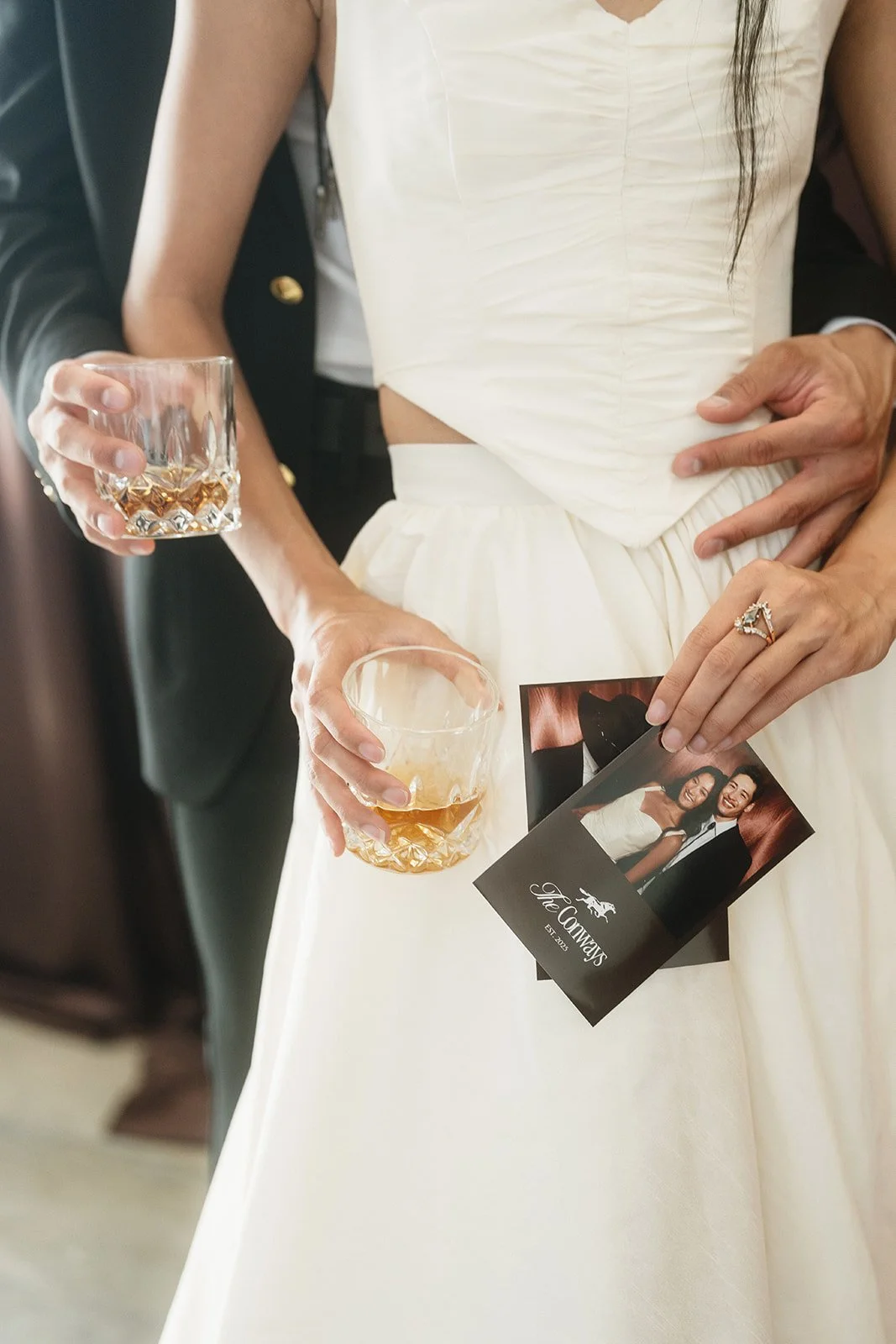 High-quality photo booth prints from a luxury Orange County photo booth rental