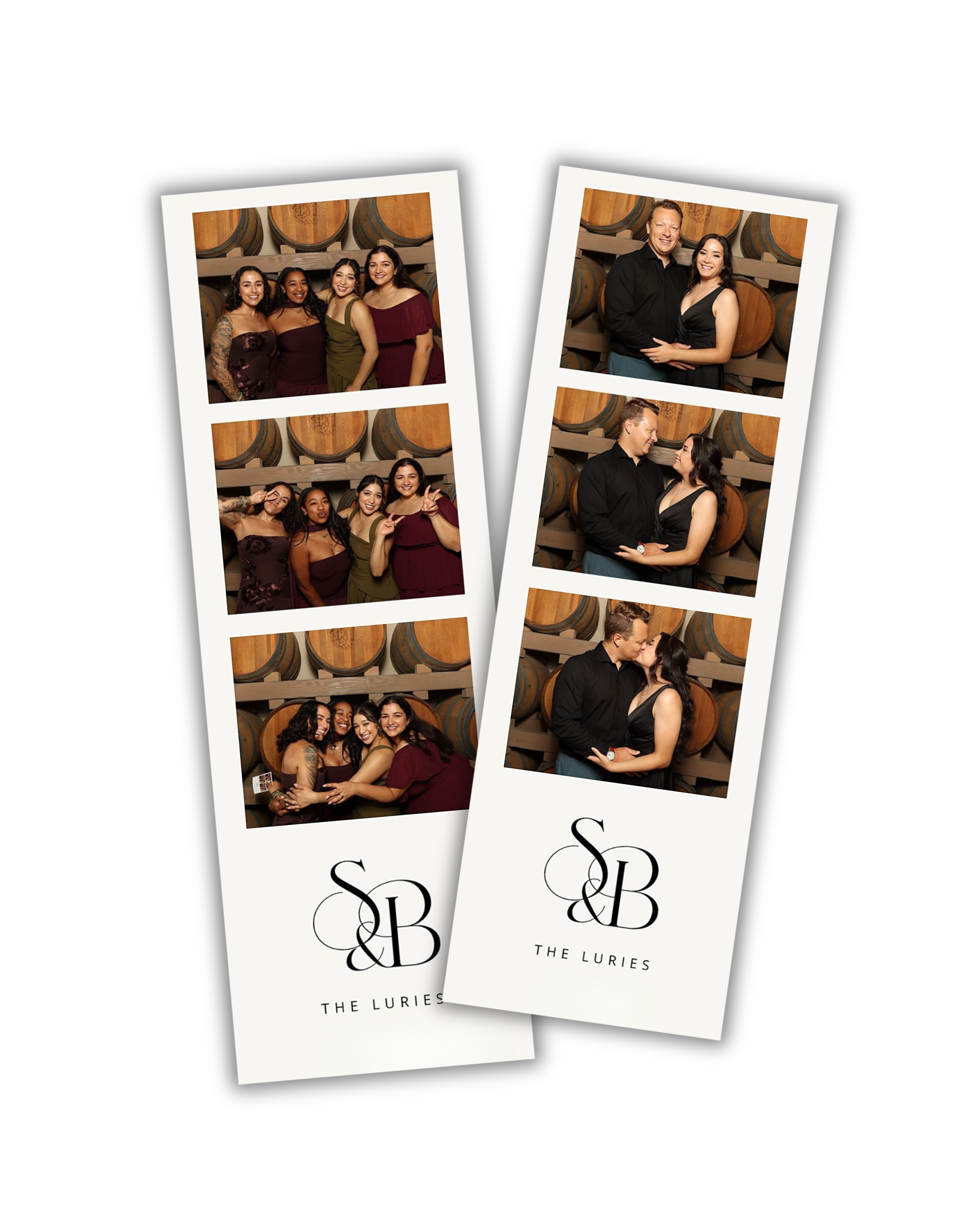 Photo Booth strip at orange county wedding