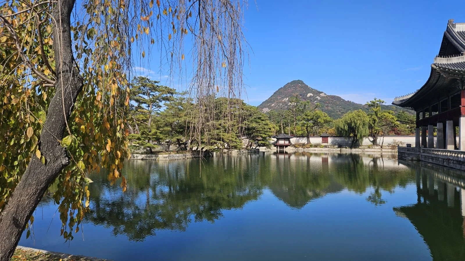 Pond at South Korea Palace