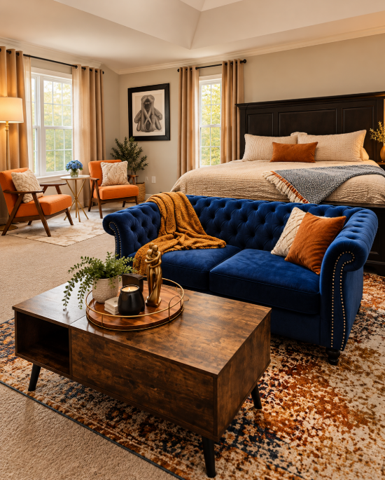 Styled DIY Bedroom Refresh Design, by Keena Moffett