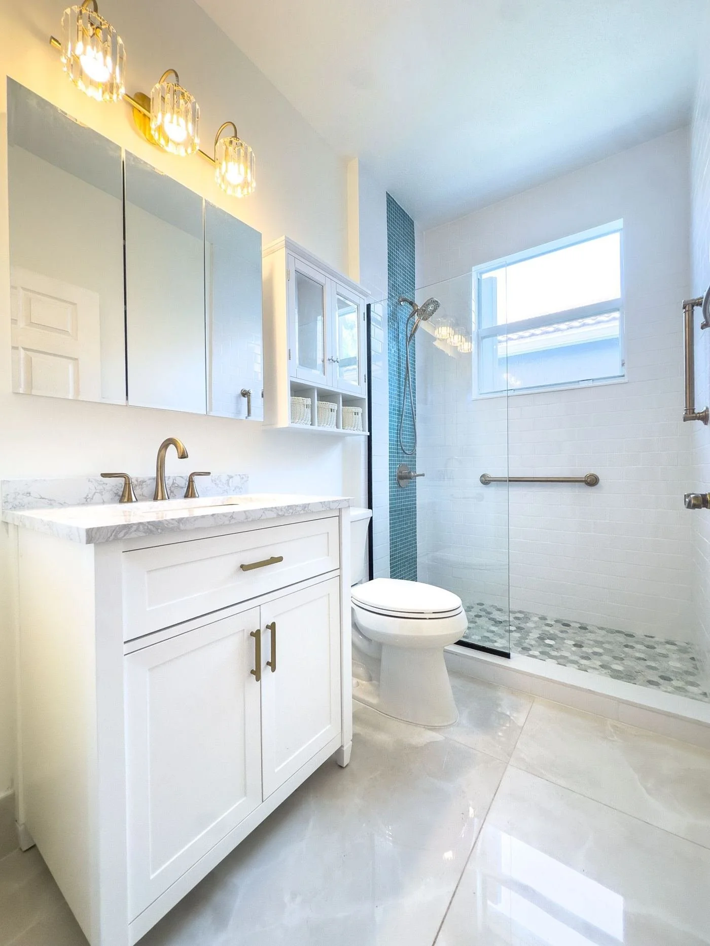 Full bathroom after remodel