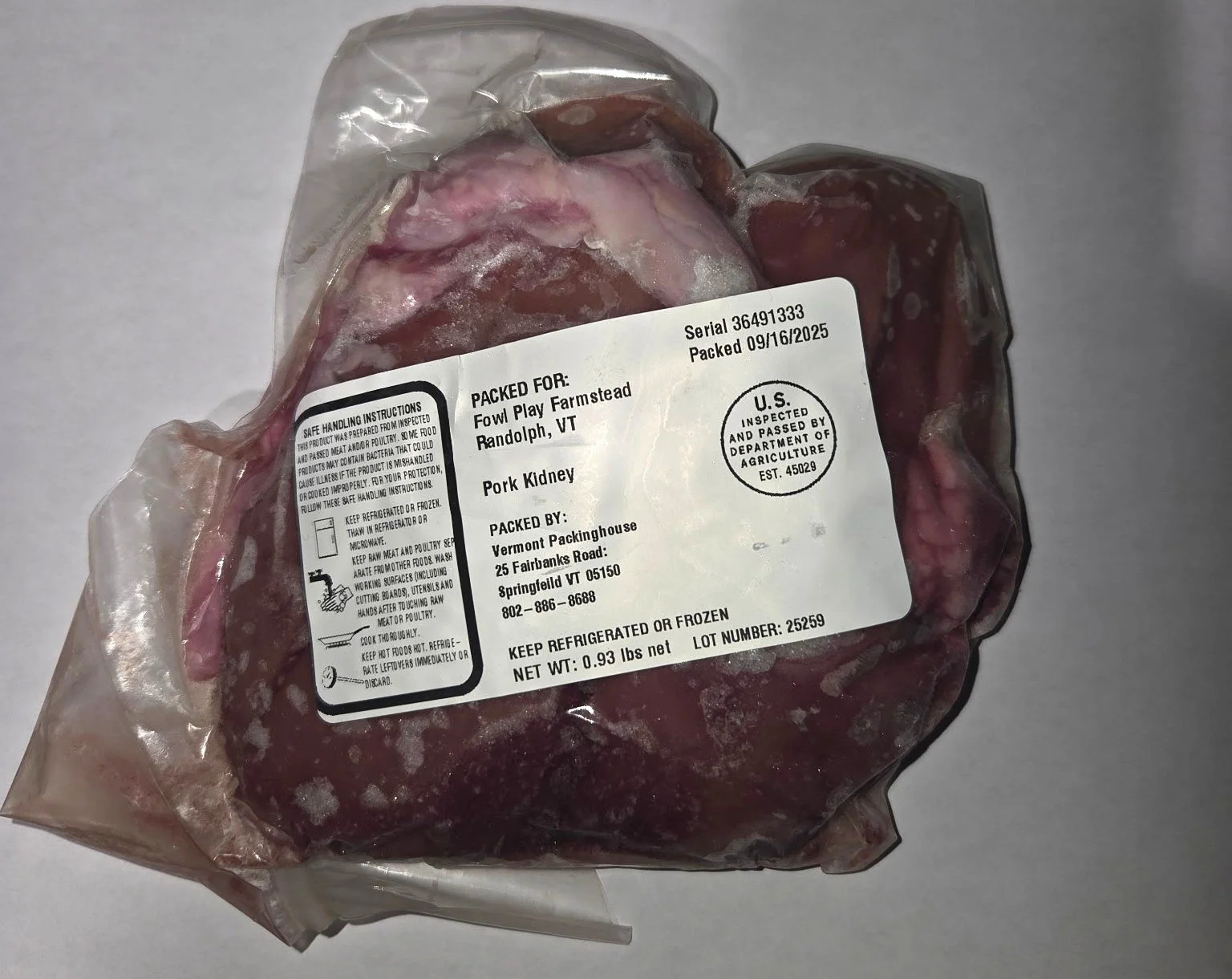 Pork - Kidney