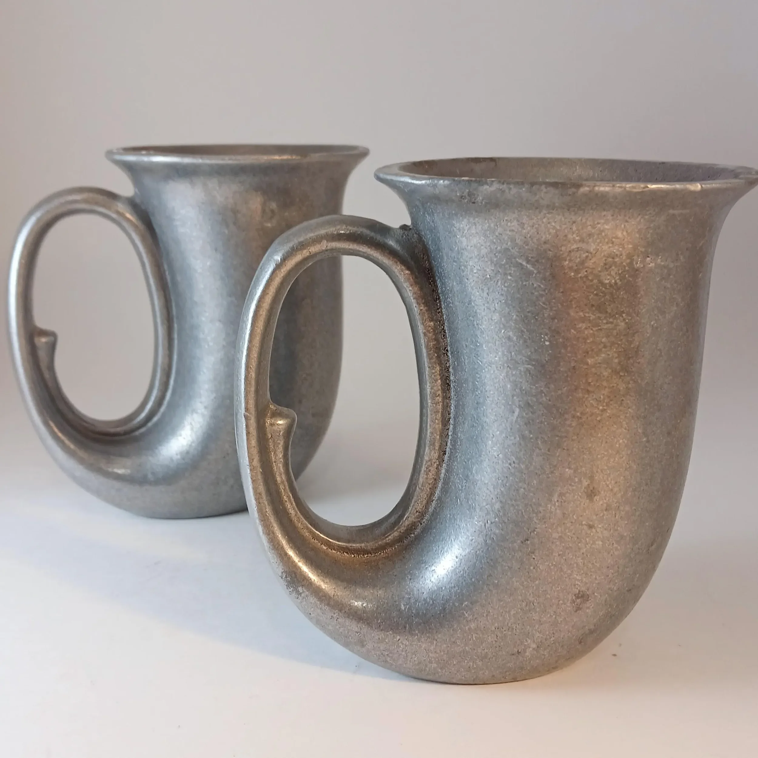 Vintage Viking Ale Horn | Pewter Tankards