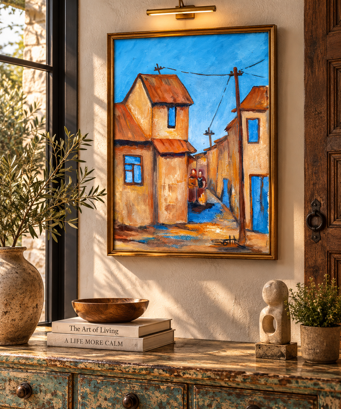 Sunlit Village Painting Vignette.png