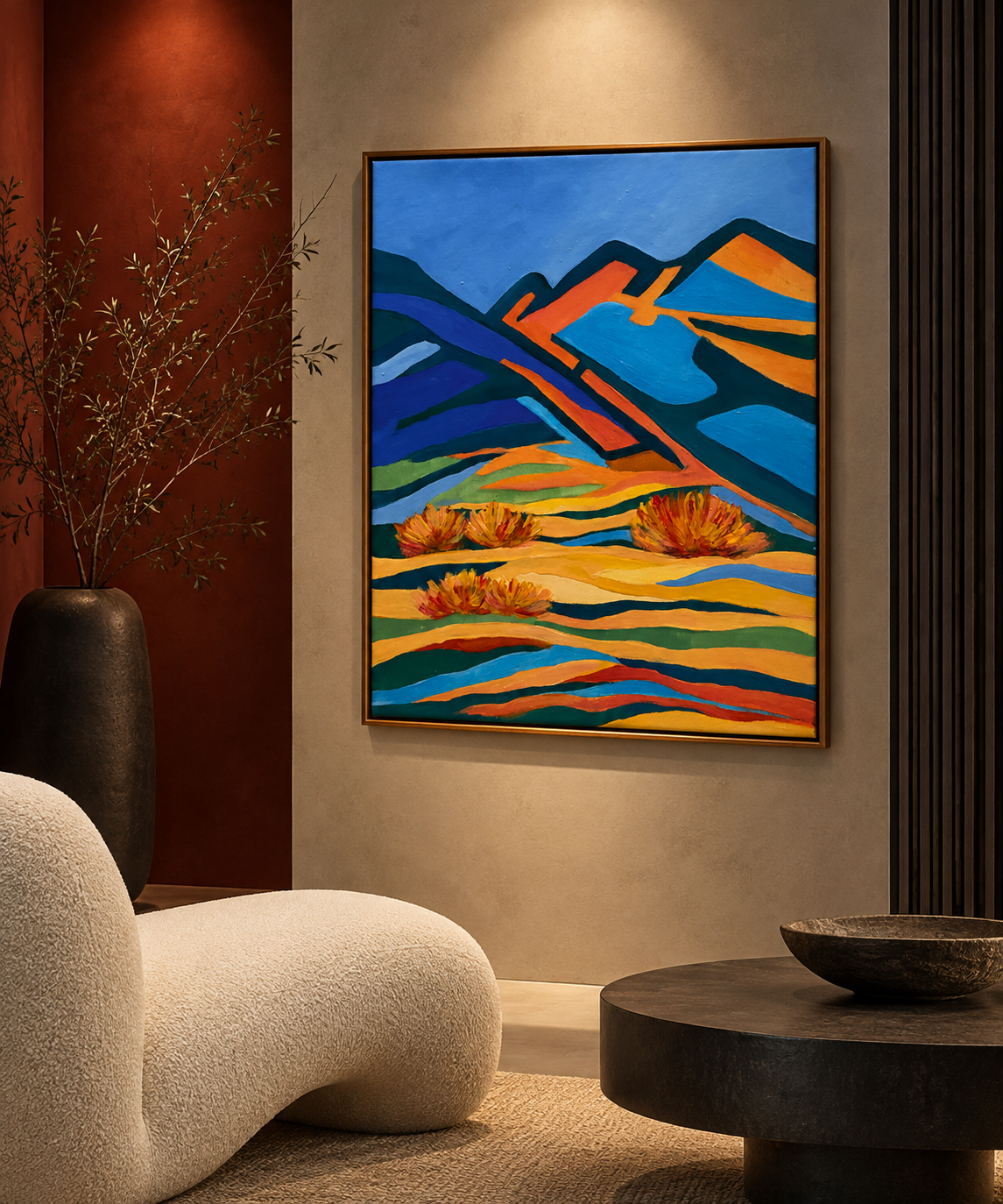 Moody Gallery Corner with Abstract Landscape.png