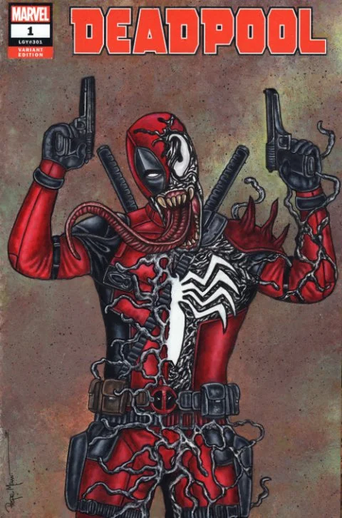 2023 Deadpool Venomized Sketch Cover Painting01B.jpg