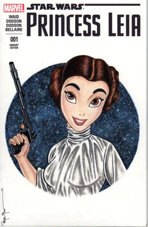 2015 PRINCESS LEIA SKETCH COVER DISNEY 01B.jpg