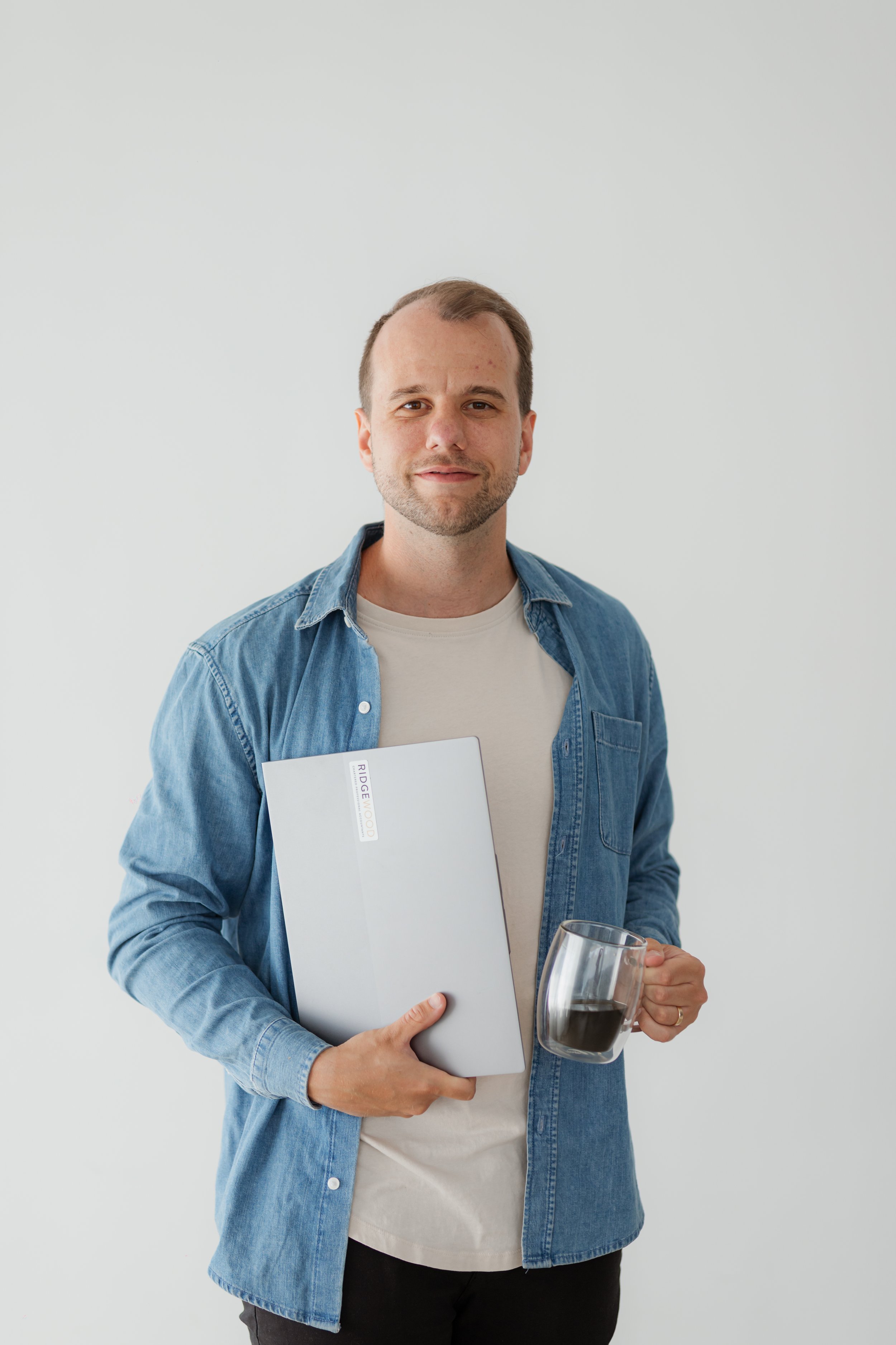 Bookkeeper with a completed bookkeeping review