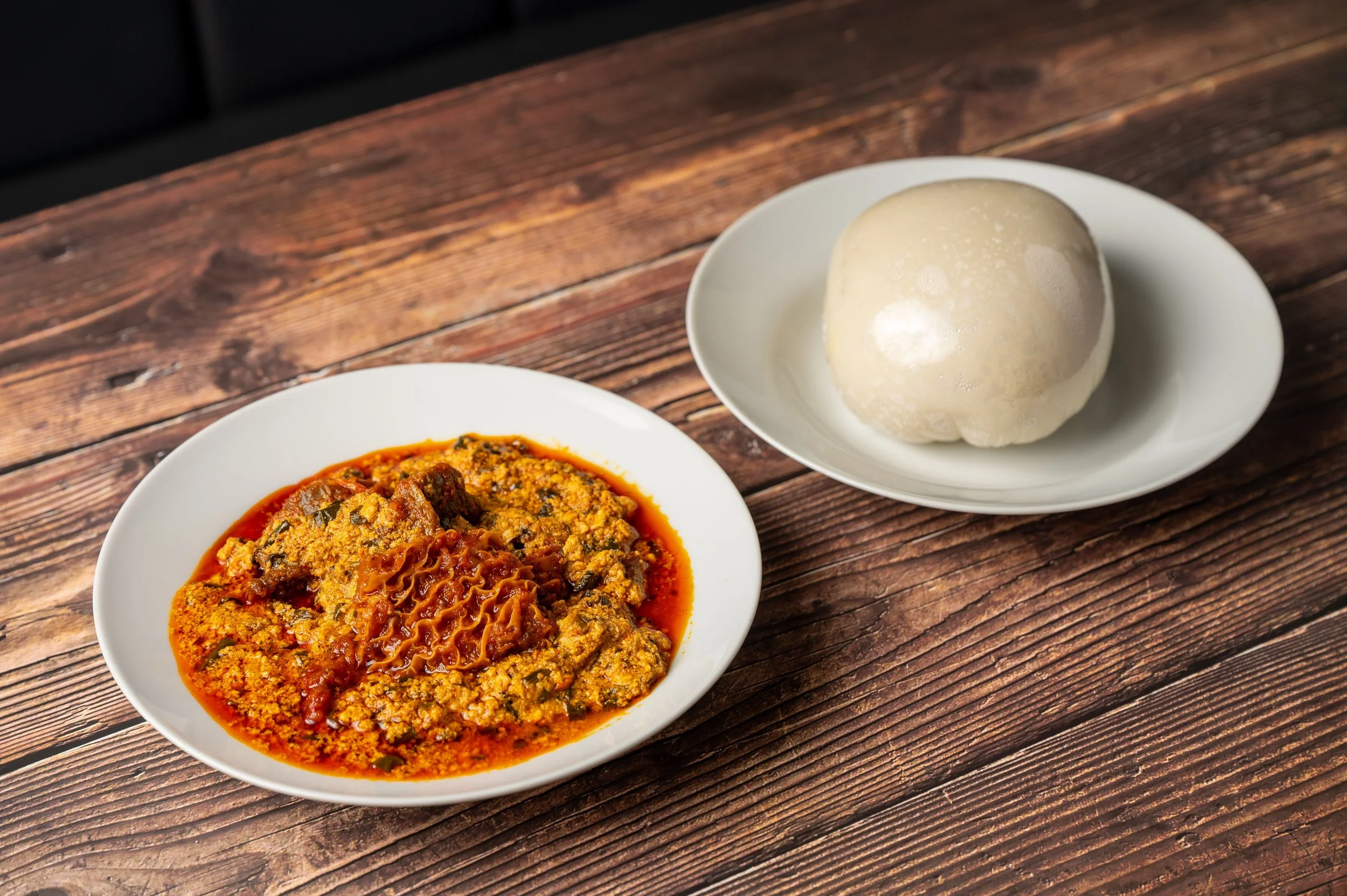 Pounded Yam & Egusi Stew